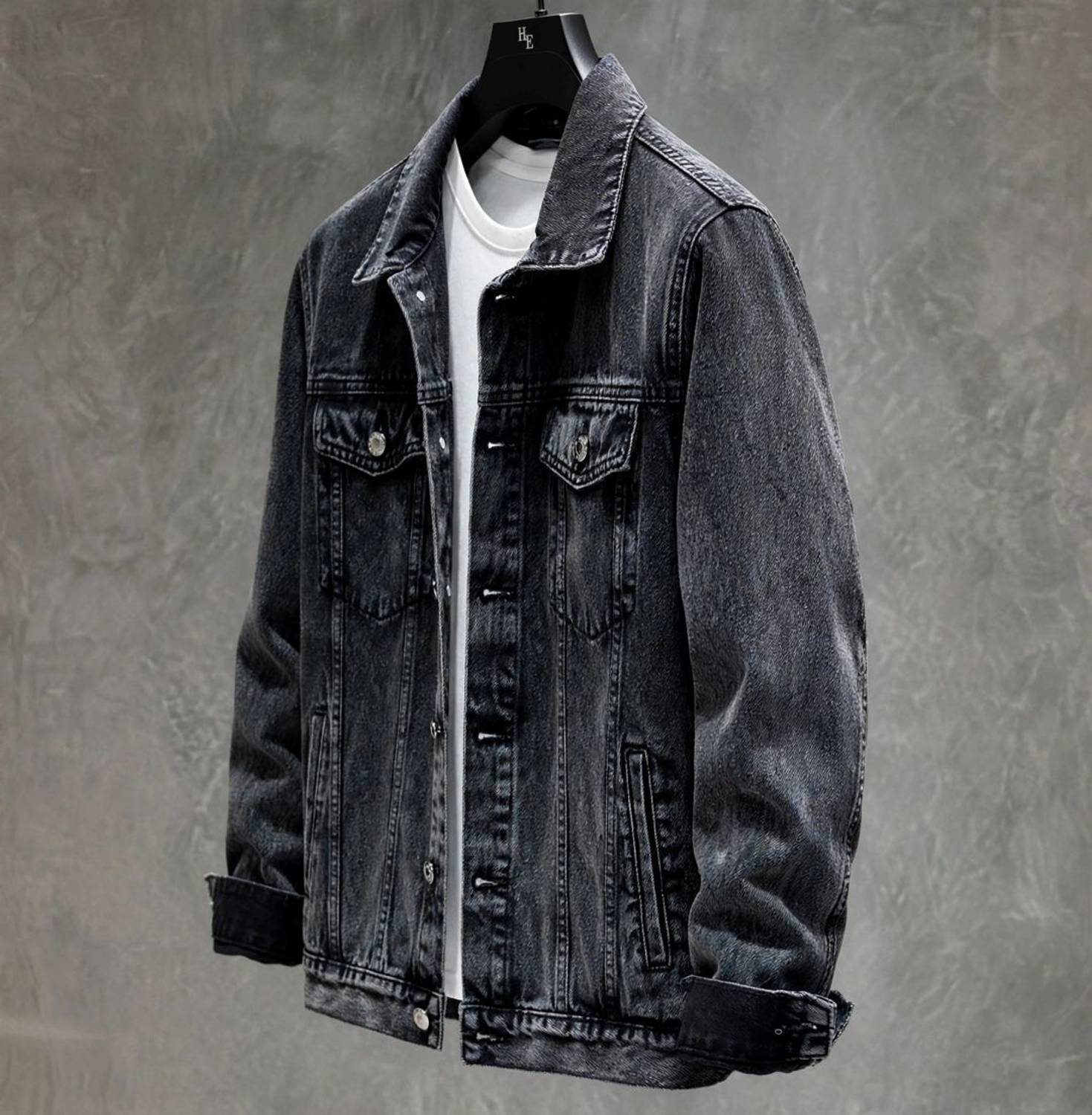 GLOBAL NOMAD Men Blue Denim Jacket - Image 3