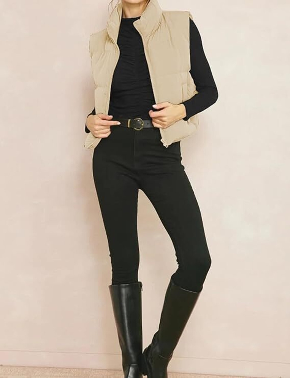 Image of Pikucreations Sleeveless Solid Women Jacket
