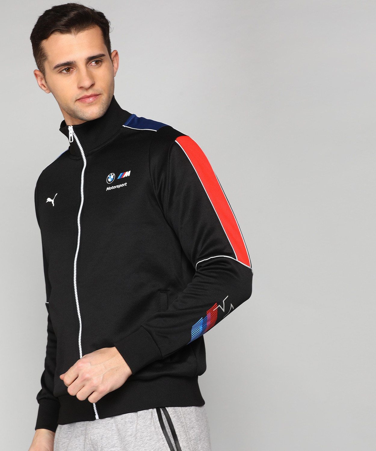 Image of PUMA Full Sleeve Colorblock Men Jacket