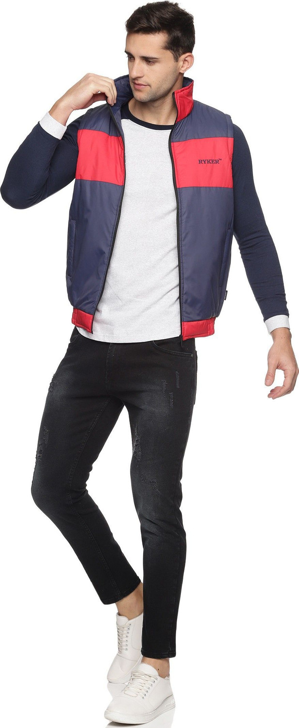 Image of Ryker Sleeveless Colorblock Men Jacket