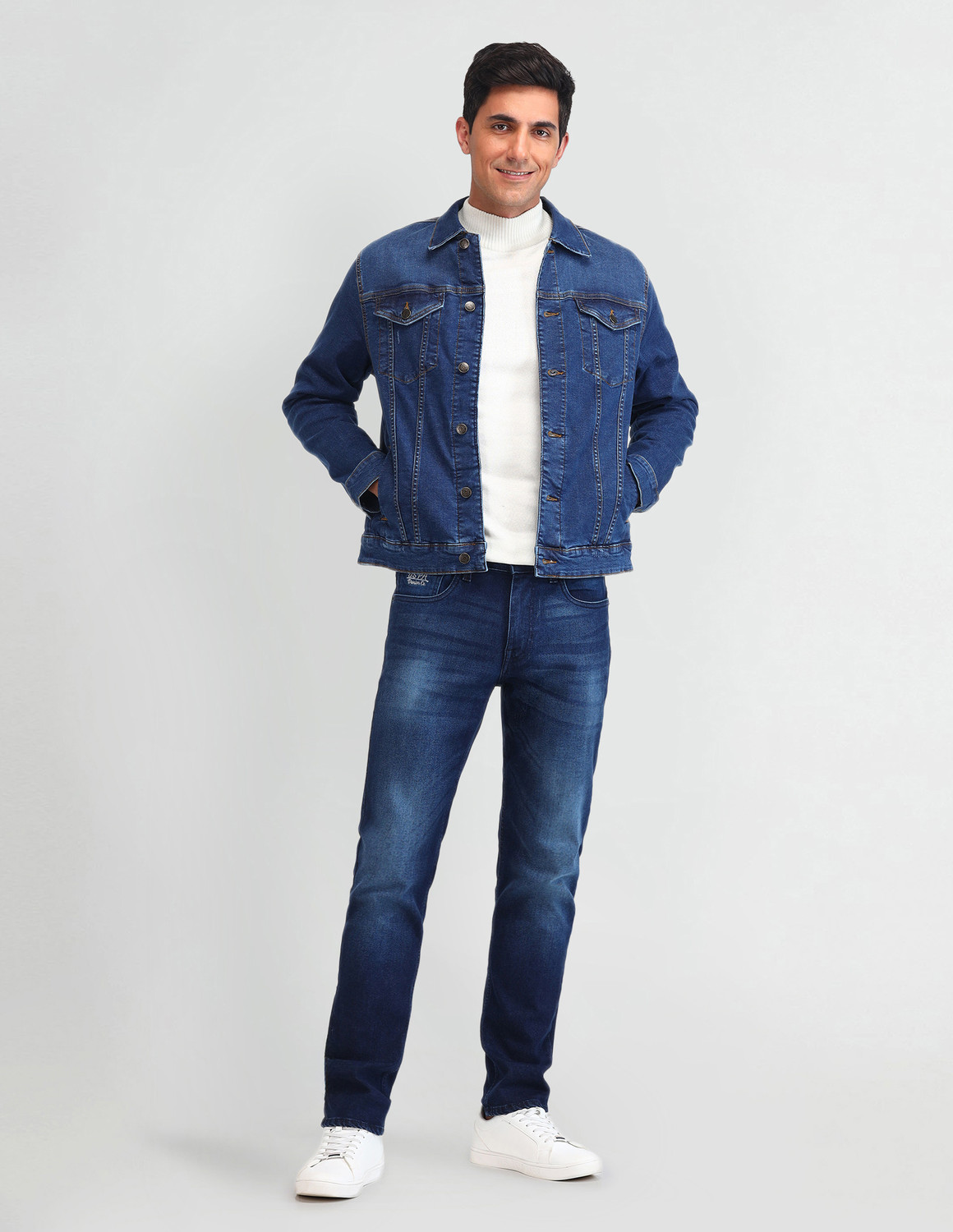 Image of U.S. POLO ASSN. Full Sleeve Solid Men Jacket