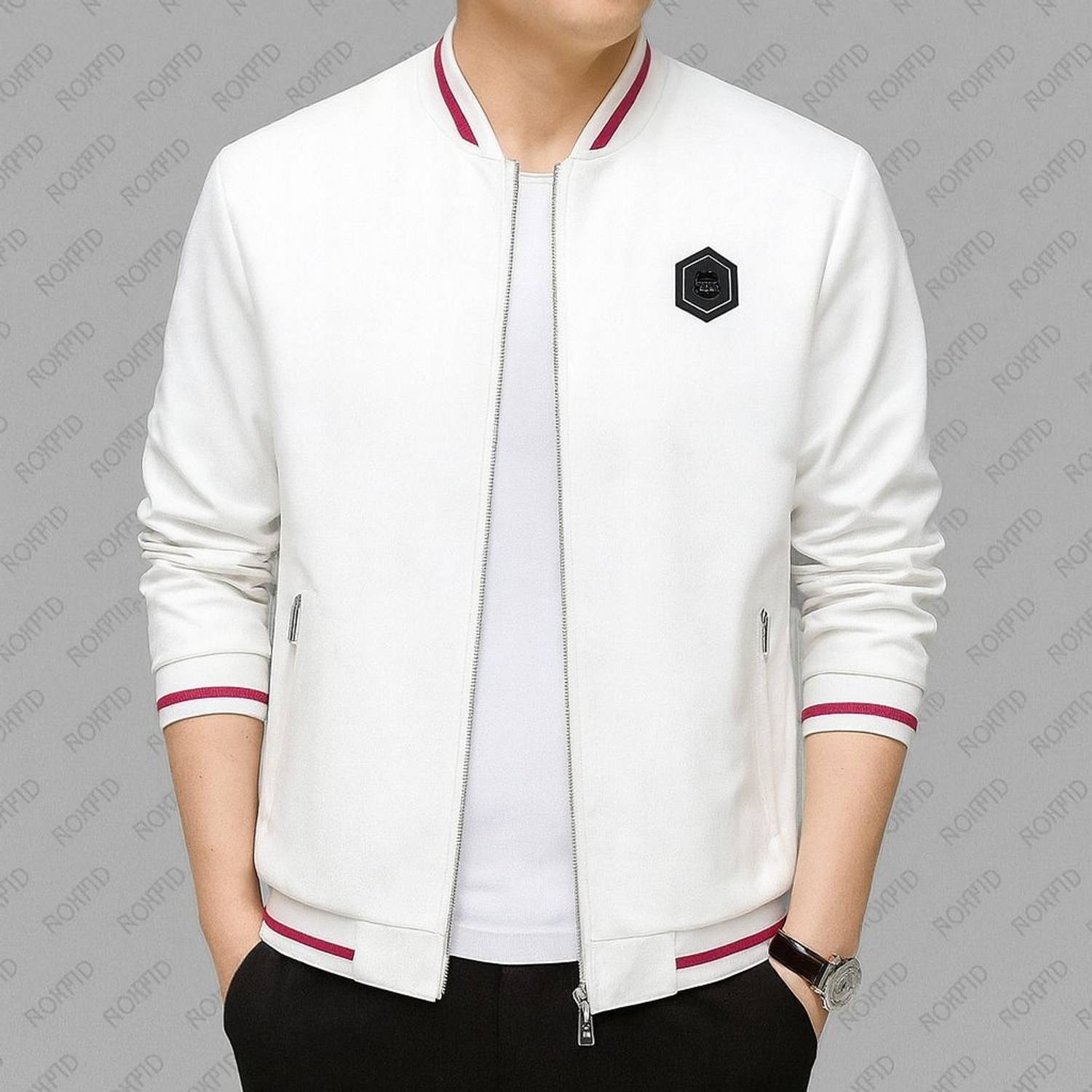 ROXFID Full Sleeve Solid Men Jacket - Image 4