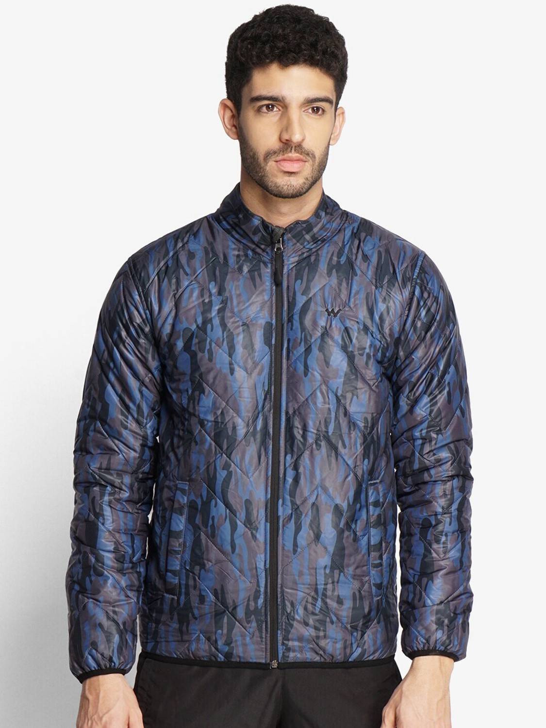 Image of Wildcraft Men Colorblock Quilted Jacket