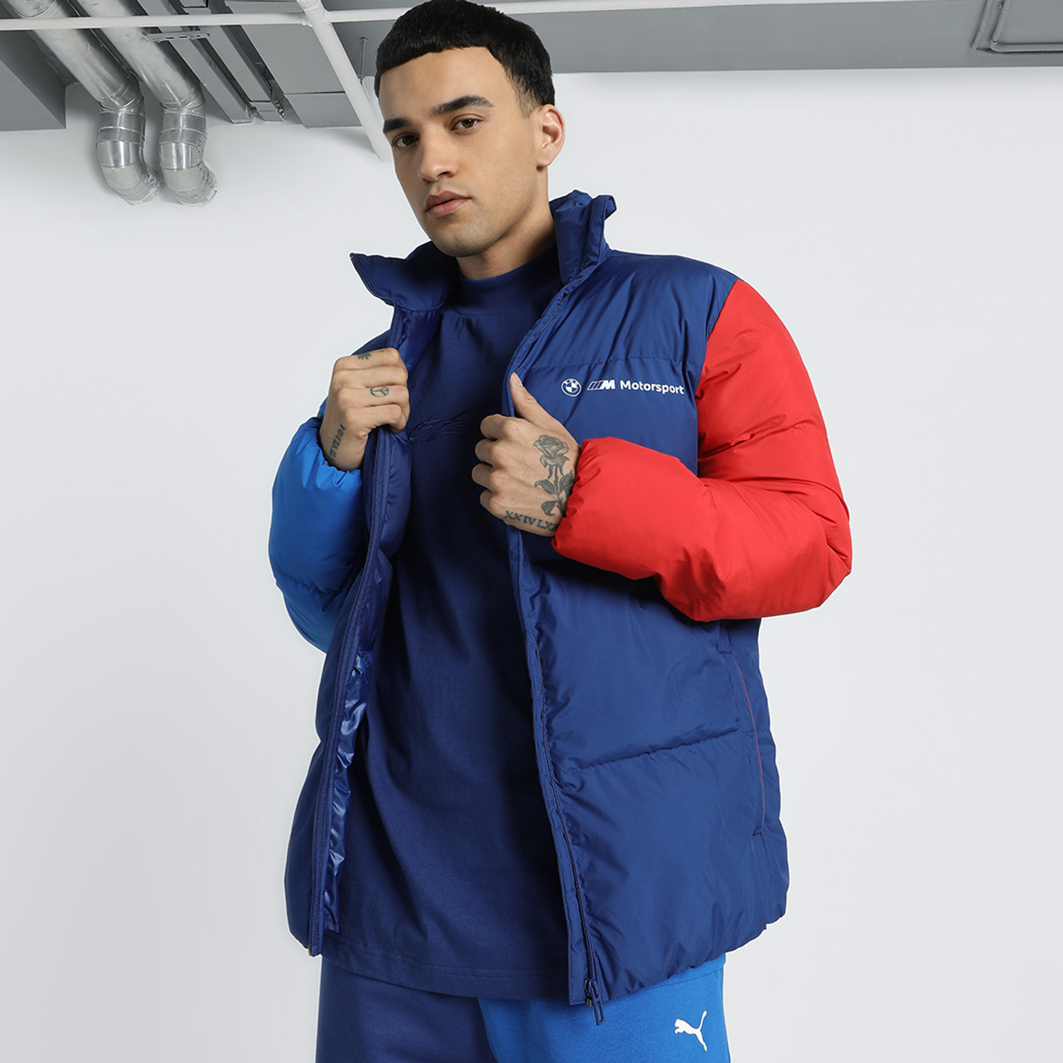 Image of PUMA Full Sleeve Colorblock Men Jacket