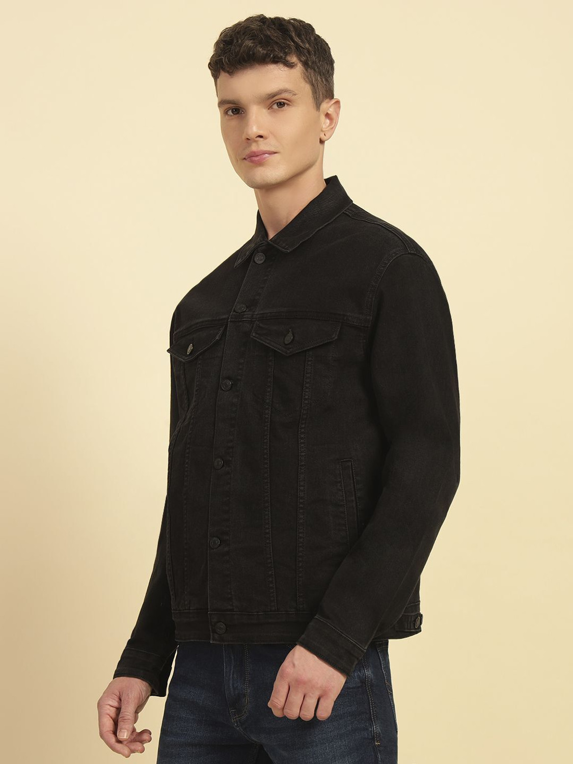 Image of CANTABIL Men Solid Jacket