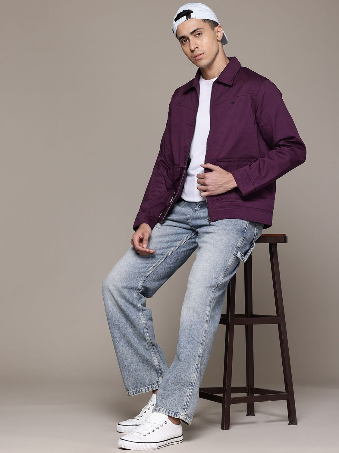 Image of Roadster Full Sleeve Solid Men Jacket