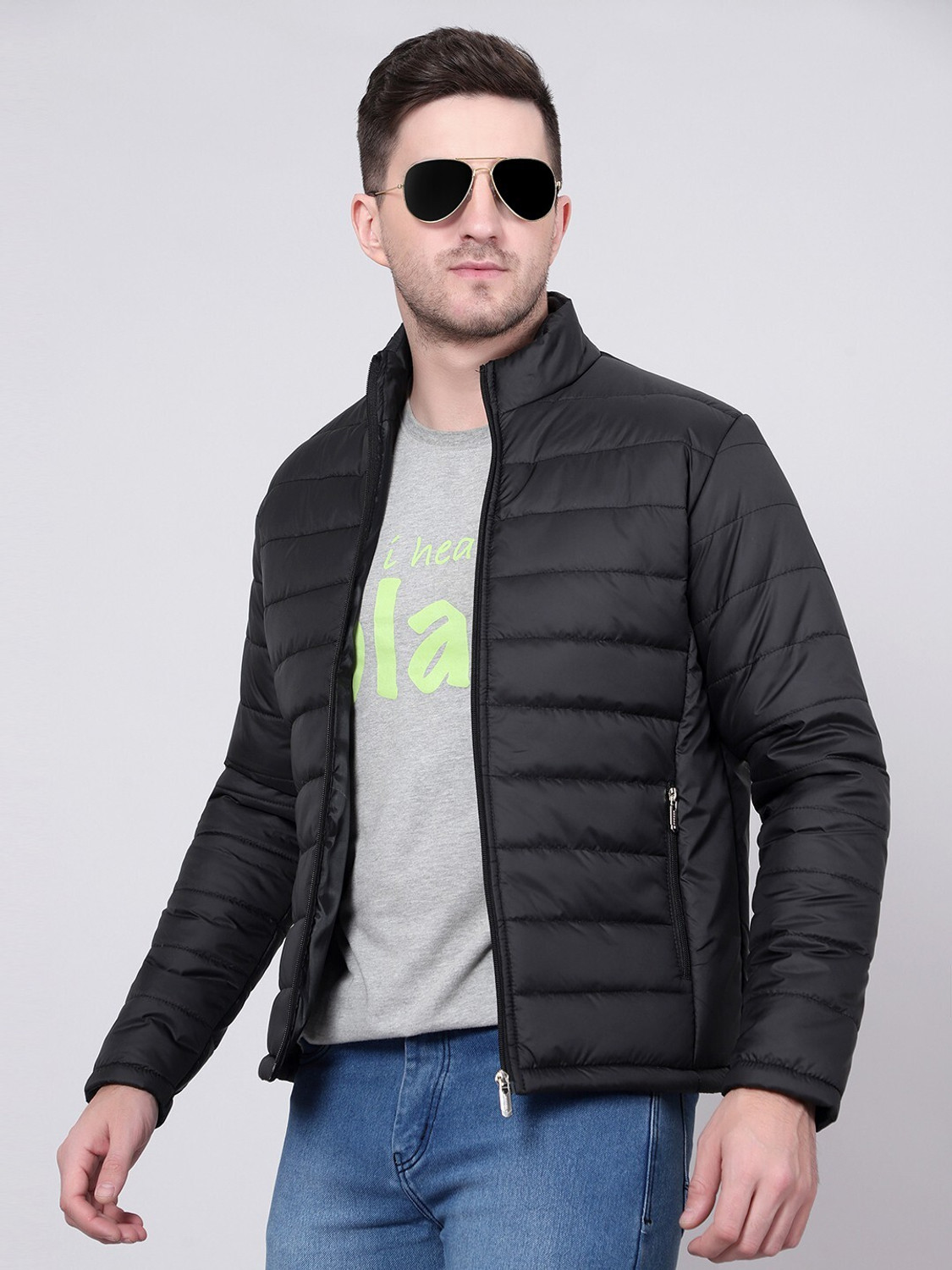 Image of KOTTY Full Sleeve Solid Men Jacket