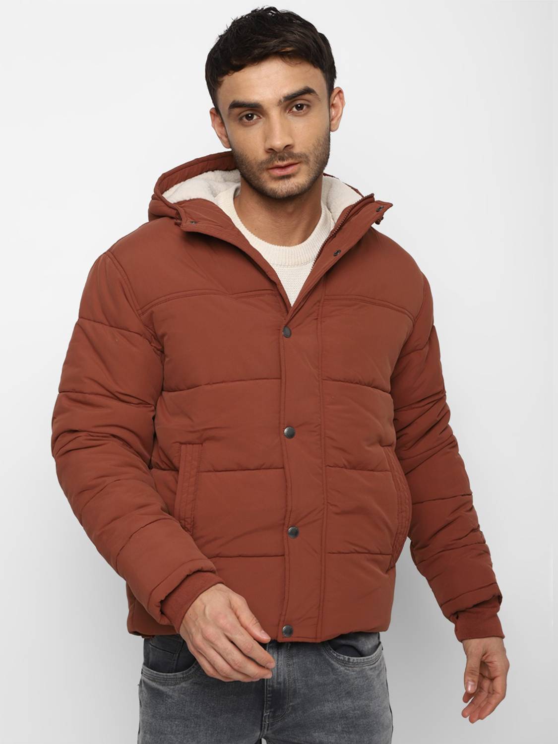 American Eagle Outfitters Full Sleeve Solid Men Jacket