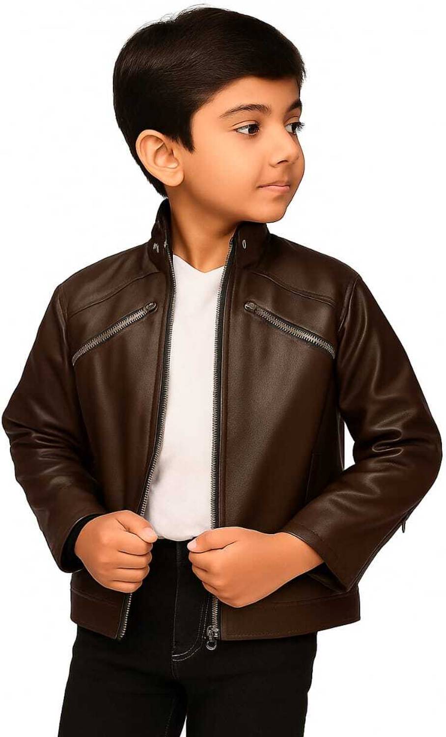 Unique Fort Boys Full Sleeve Solid Jacket - Image 4