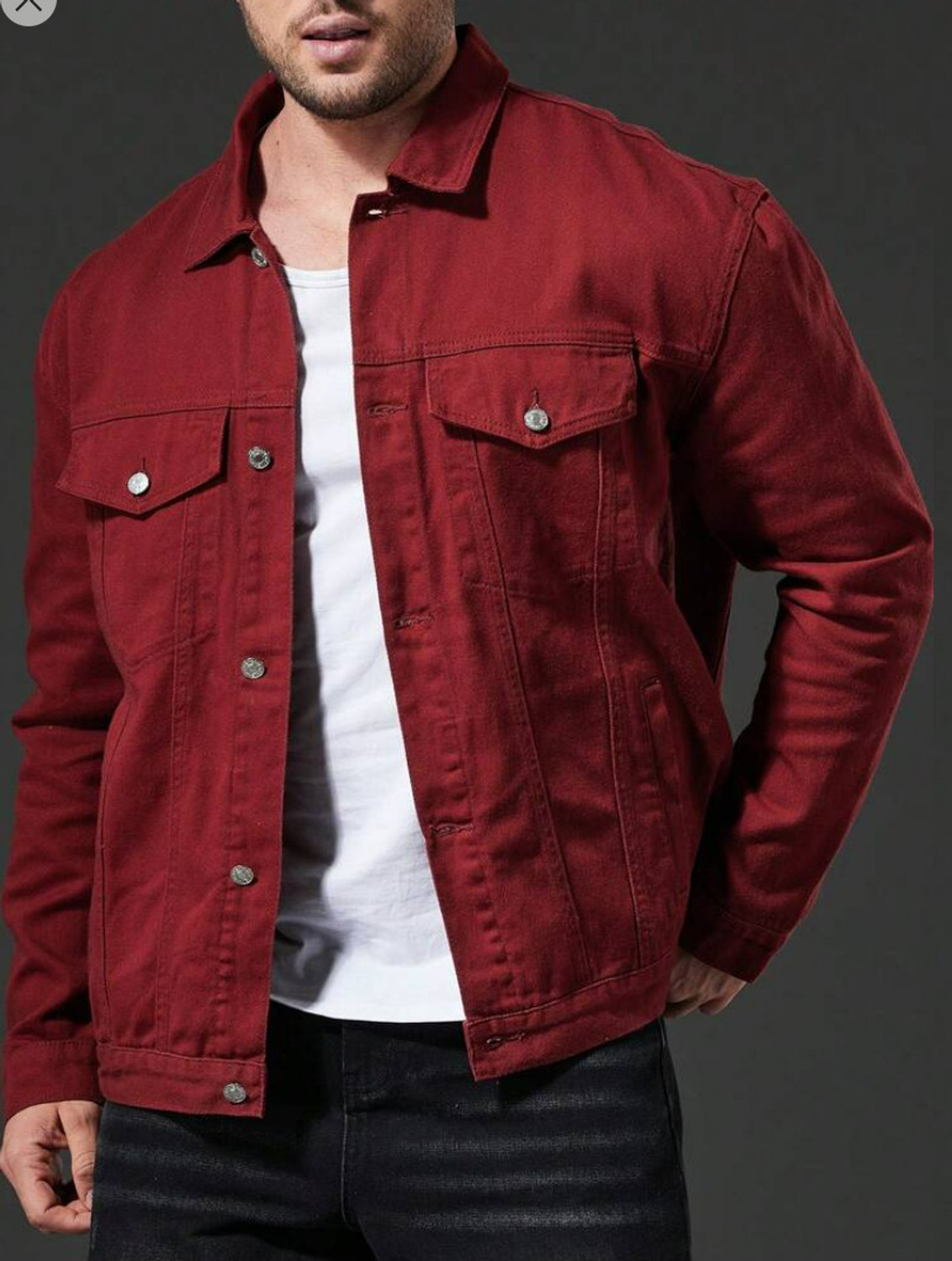 Image of lahaba Full Sleeve Solid Women Denim Jacket