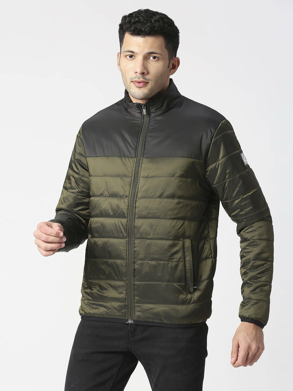 Image of Pepe Jeans Full Sleeve Colorblock Men Jacket