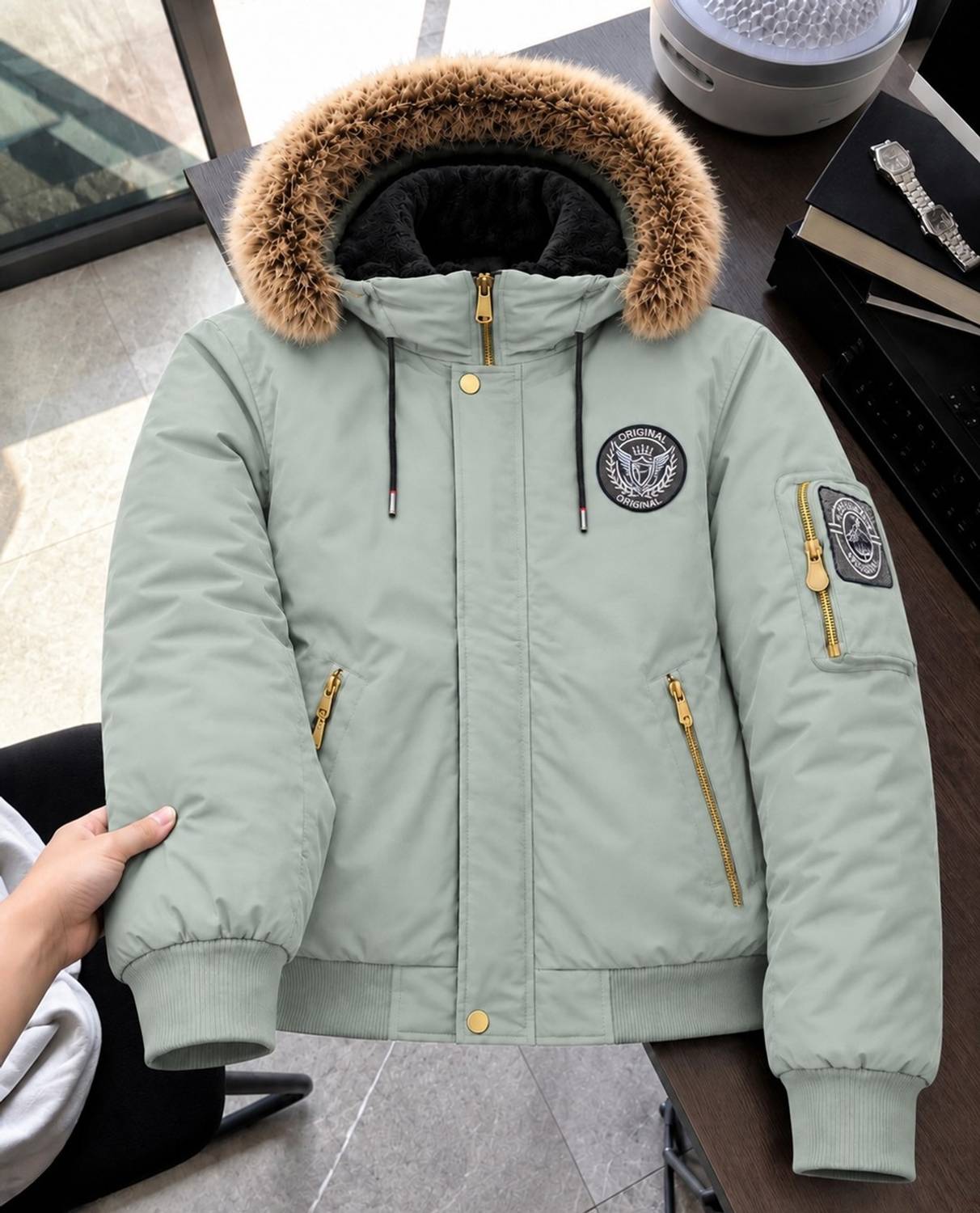 Motrex Men Printed Casual Jacket - Image 1