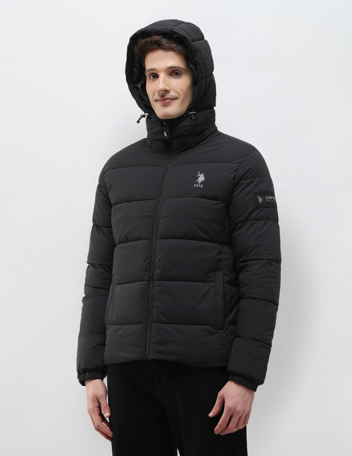 Image of U.S. Polo Assn. Denim Co. Full Sleeve Solid Men Jacket