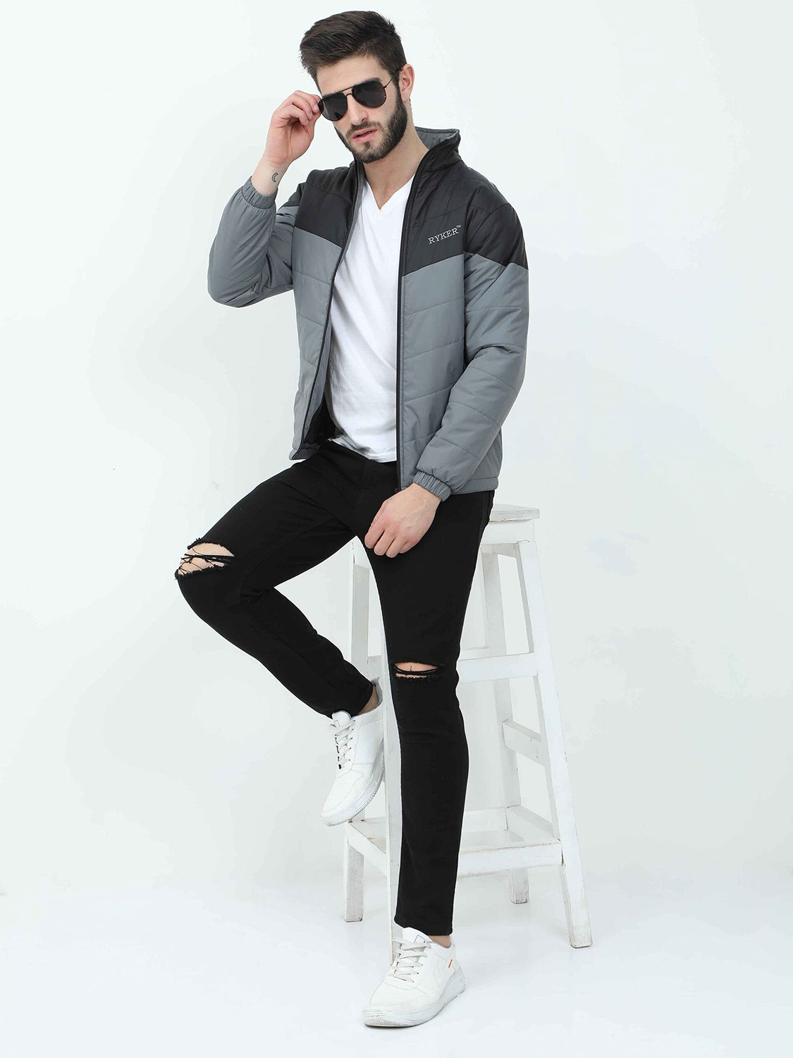 Image of Ryker Full Sleeve Colorblock Men Jacket