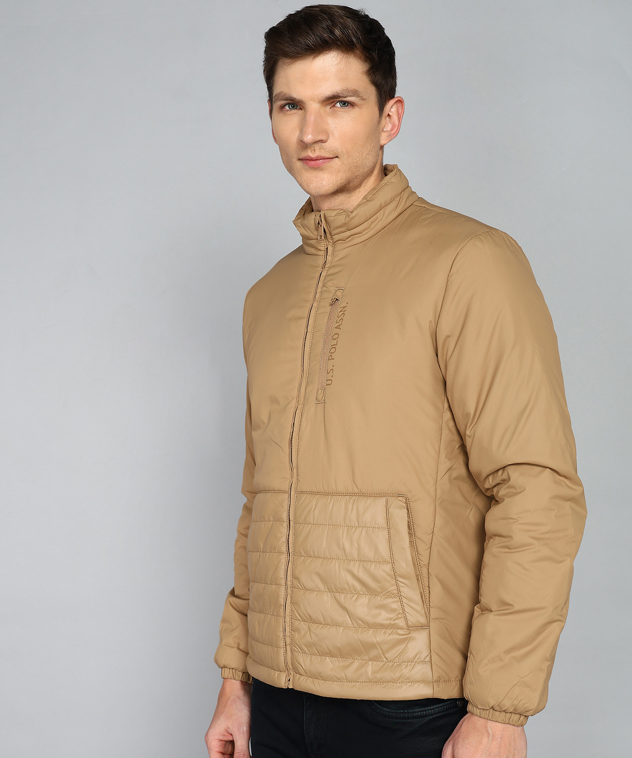 Image of U.S. POLO ASSN. Full Sleeve Solid Men Jacket