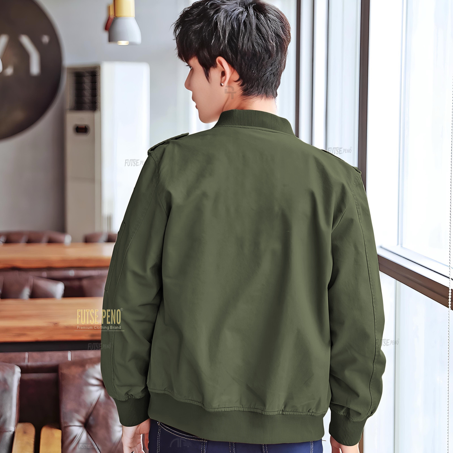 Image of FUTSE PENO Full Sleeve Printed, Applique Men Jacket