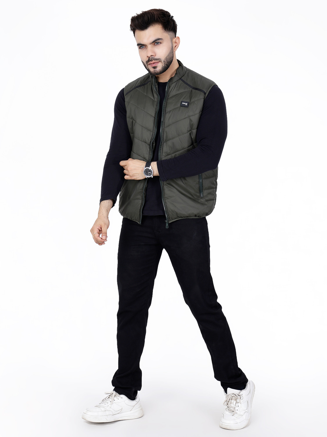 Image of Dollar Sleeveless Solid Men Jacket