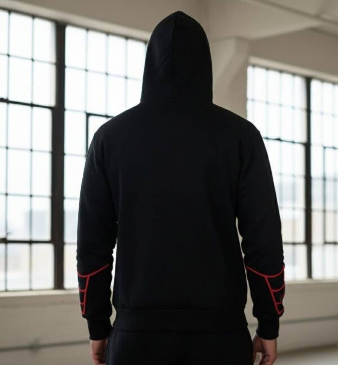 DRIP SPOILER Full Sleeve Graphic Print Jacket - Image 2
