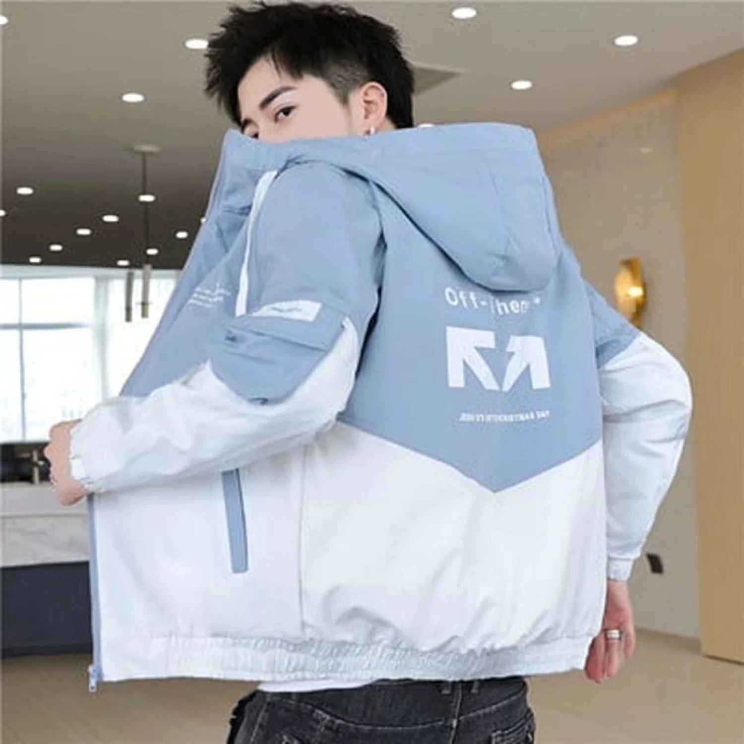 Image of MOTREX Full Sleeve Colorblock Men Jacket