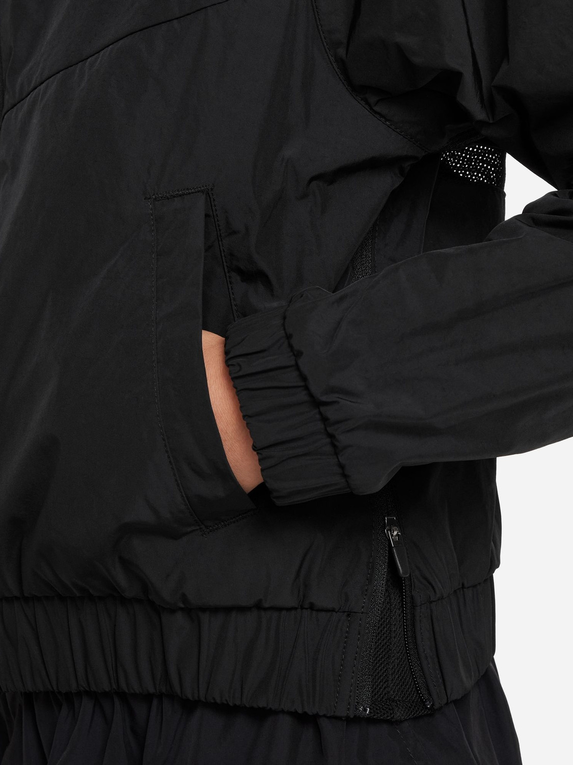 Image of NIKE Full Sleeve Solid Girls Jacket