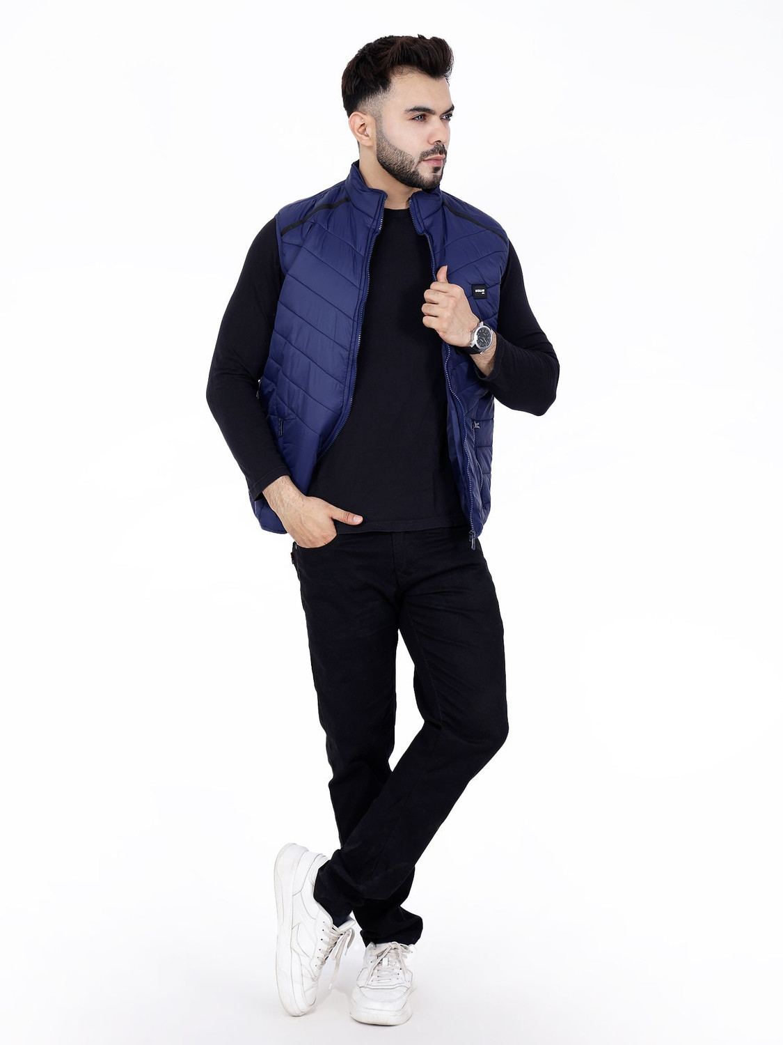 Image of Dollar Sleeveless Solid Men Jacket