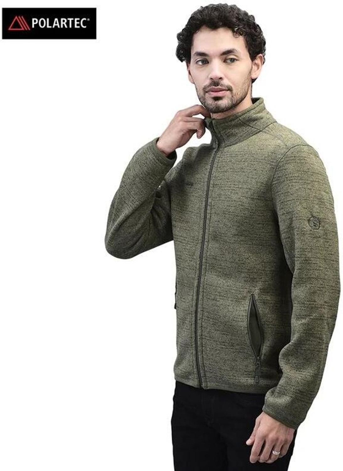 Image of WOODLAND Men Solid Casual Jacket