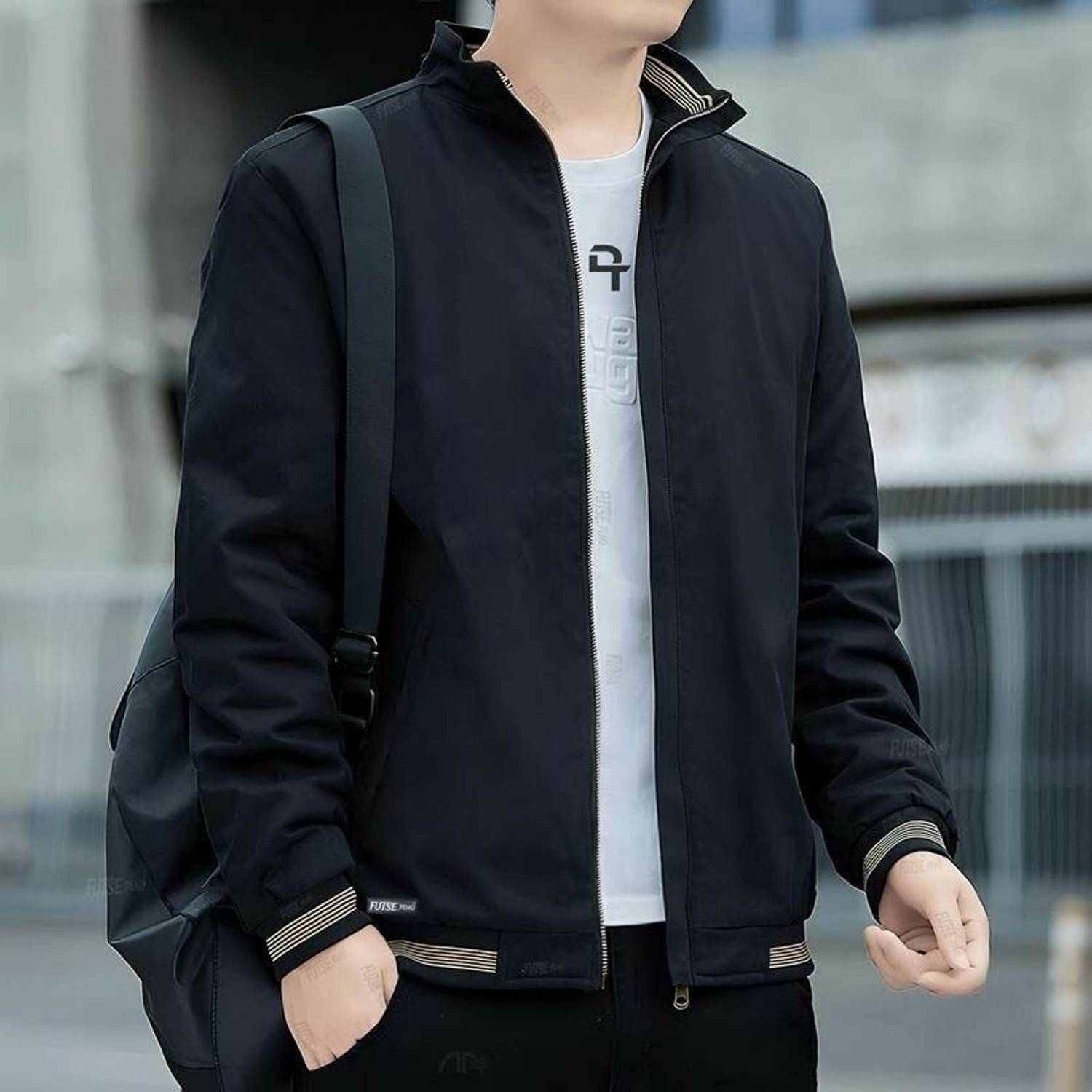 Tockcart Traders Men's Solid Full Sleeve Jacket - Image 3