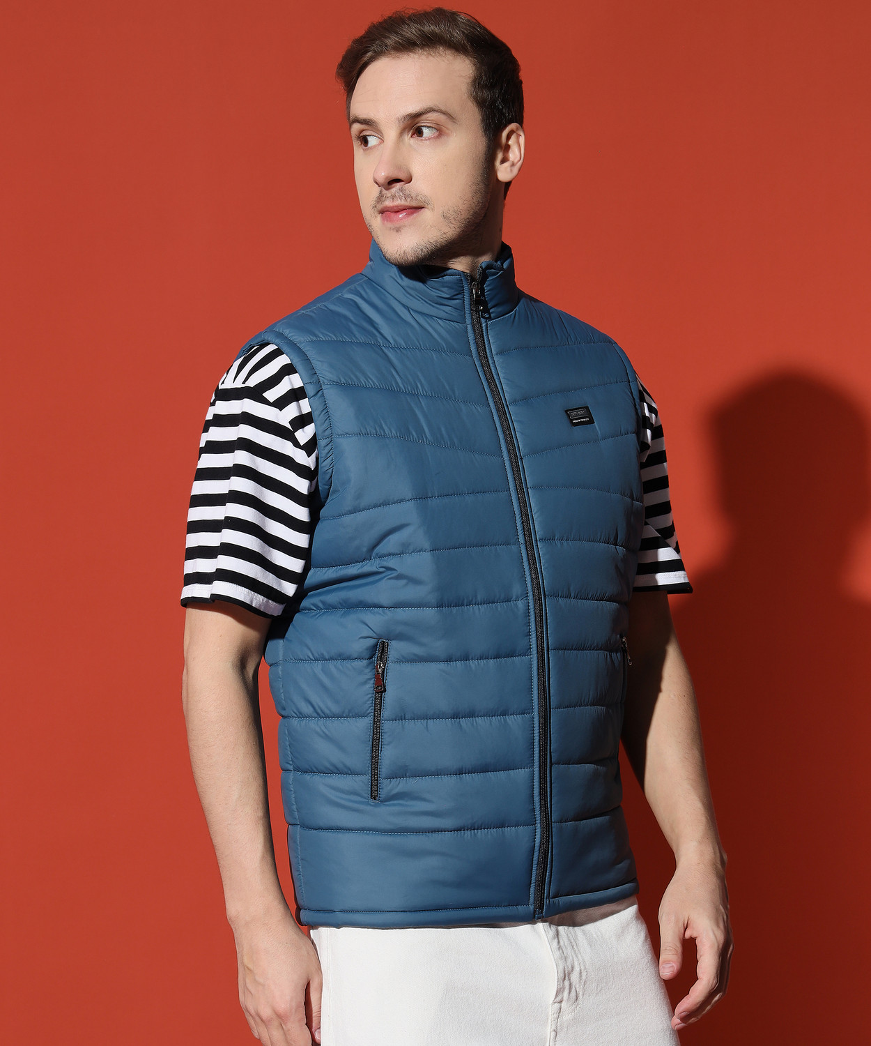 Image of Brayles Sleeveless Solid Men Jacket