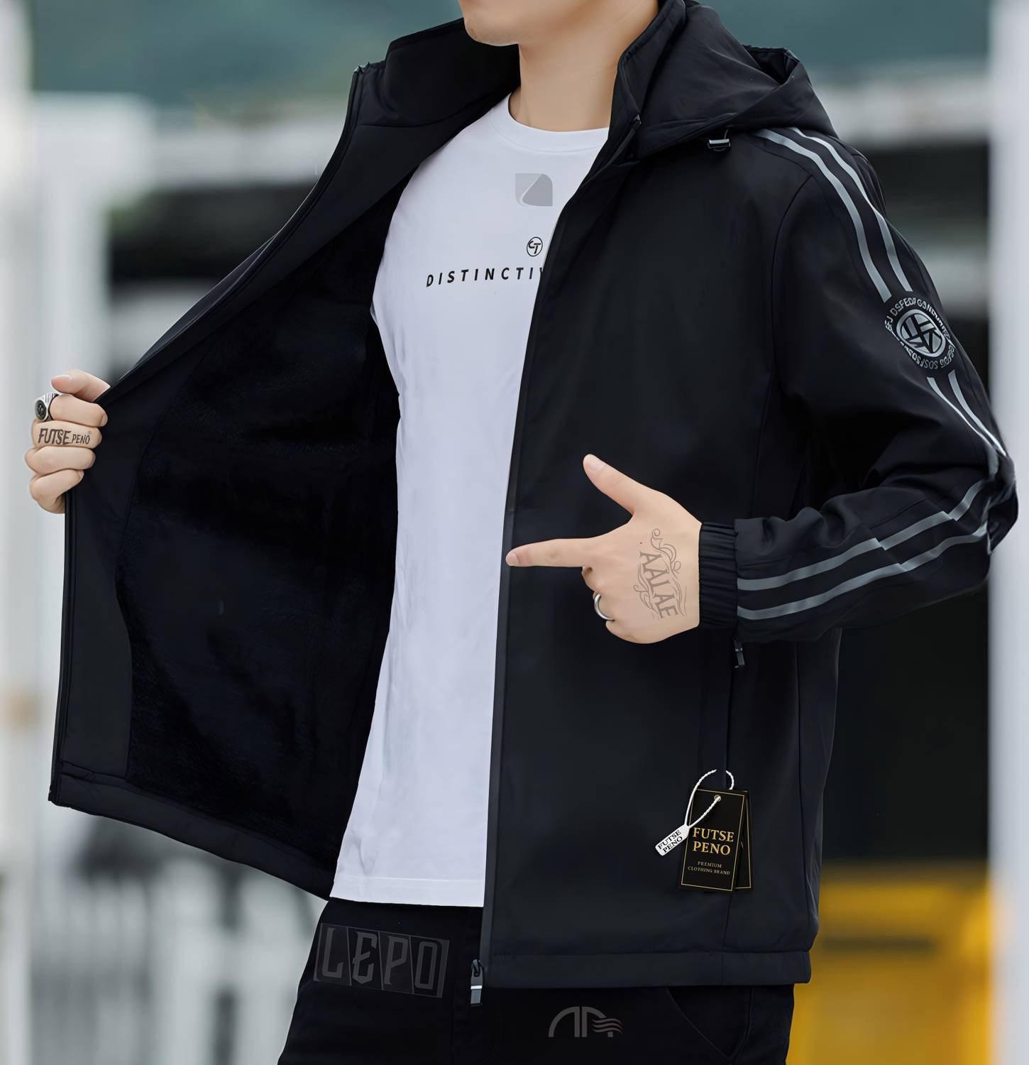 FUTSE PENO Full Sleeve Men's Jacket - Image 2
