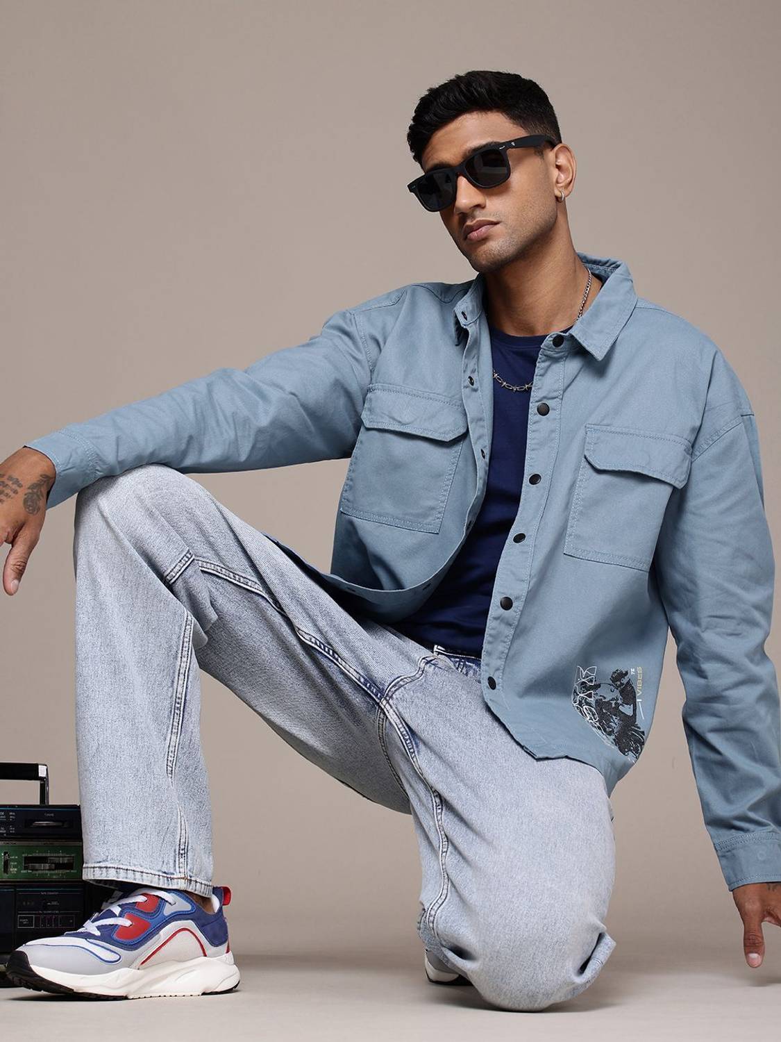 Roadster Full Sleeve Printed Men Jacket - Image 4