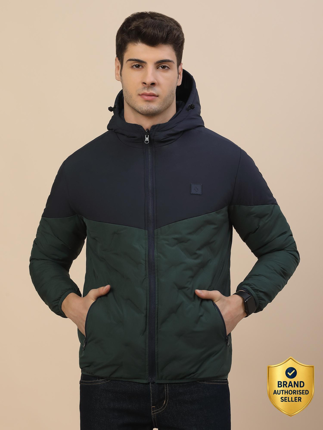 Image of CANTABIL Full Sleeve Colorblock Men Jacket