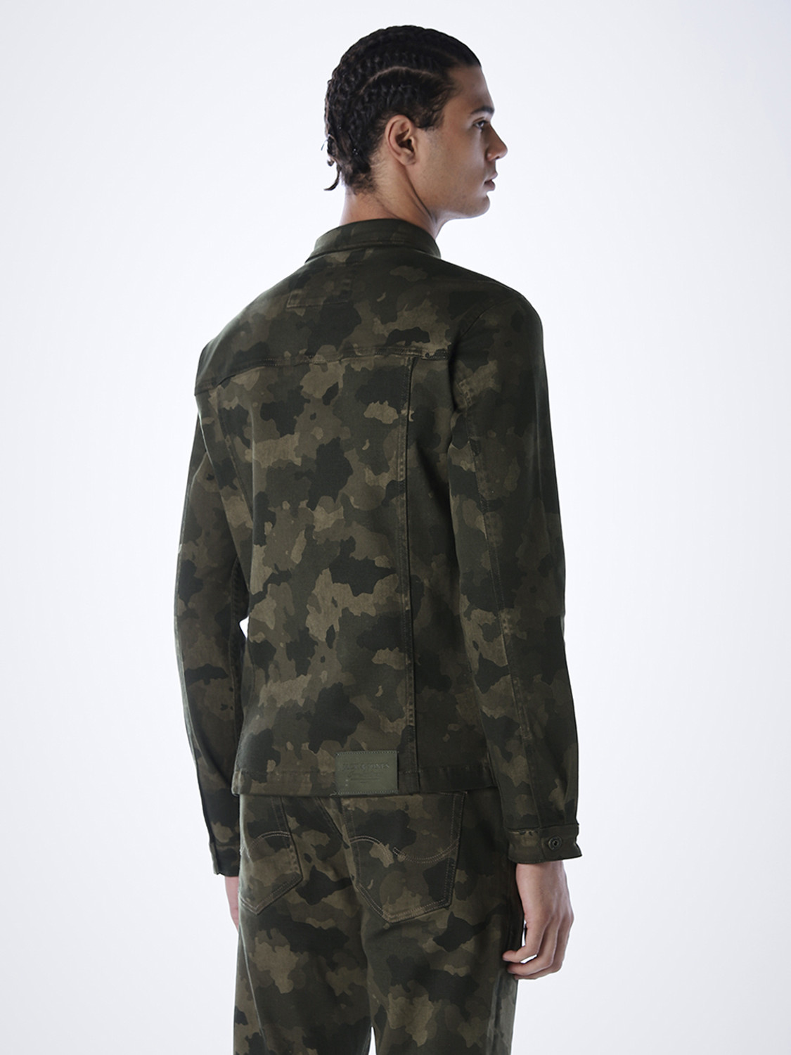 Image of JACK & JONES Full Sleeve Camouflage Men Jacket