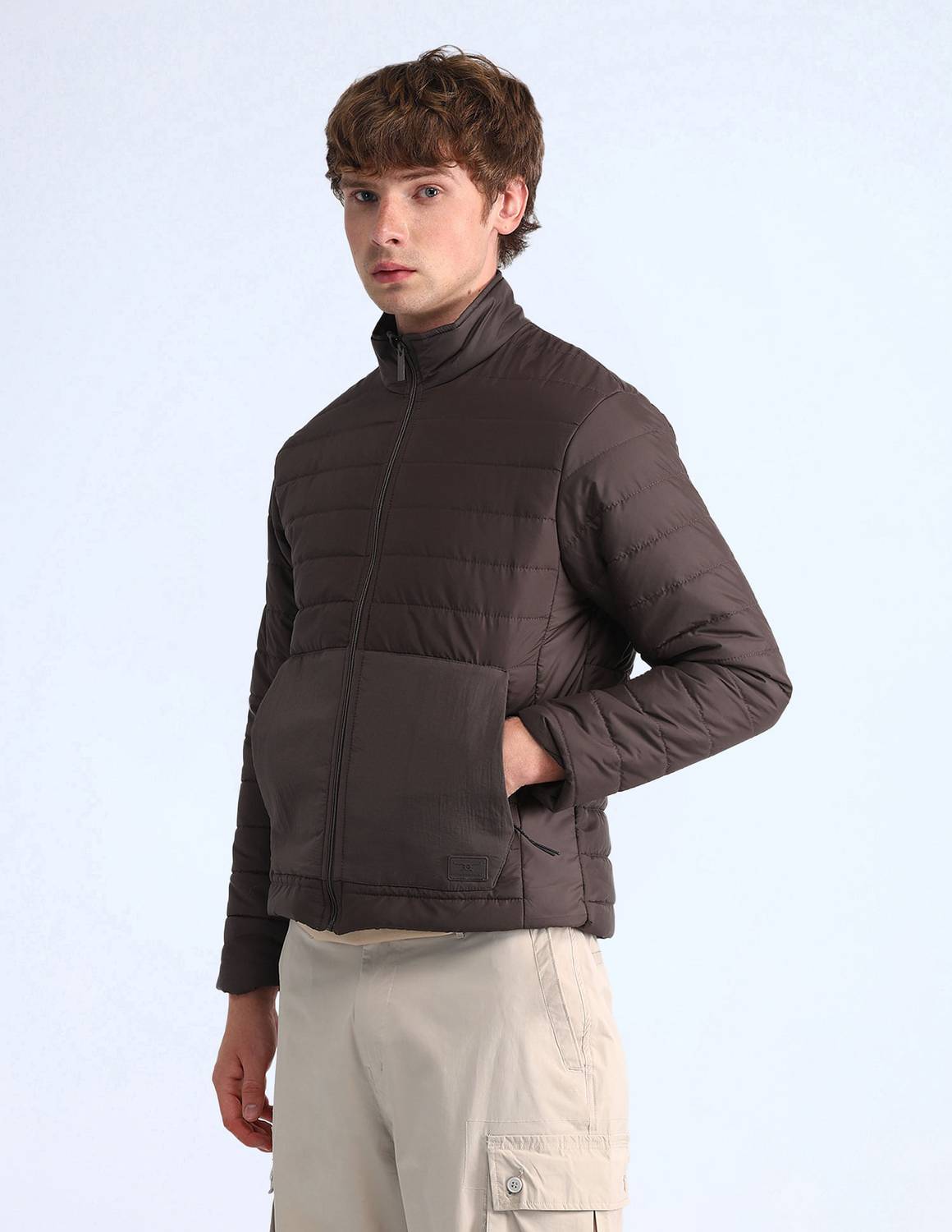 FLYING MACHINE Full Sleeve Solid Men Jacket - Image 4