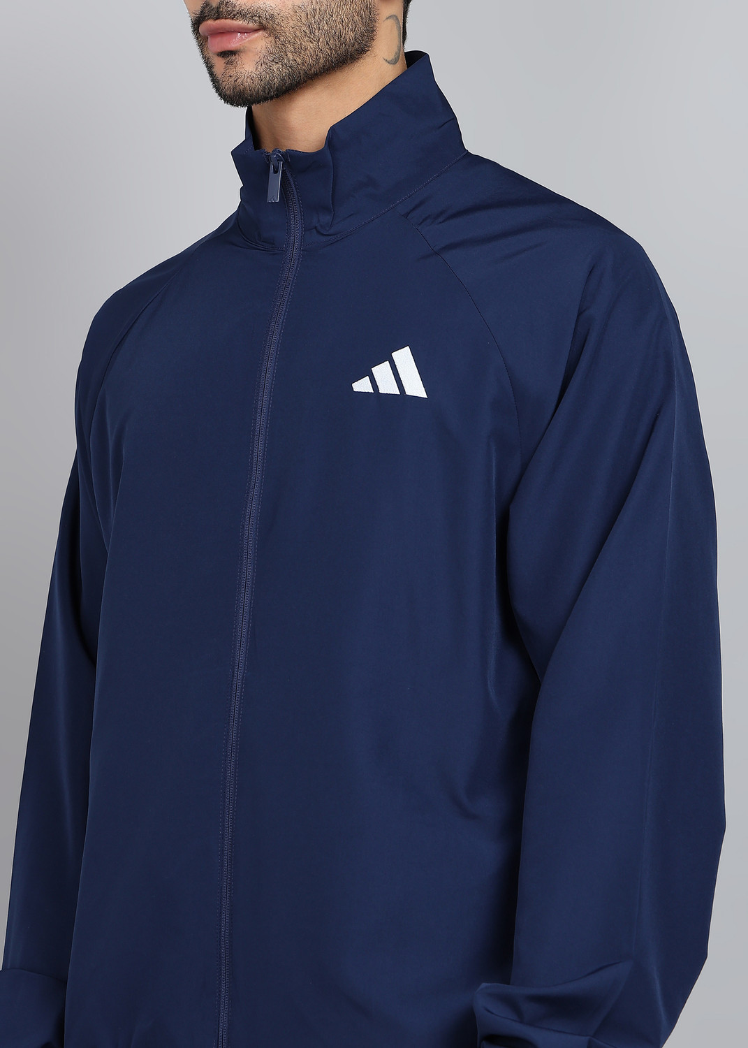Image of ADIDAS Full Sleeve Solid Men Jacket