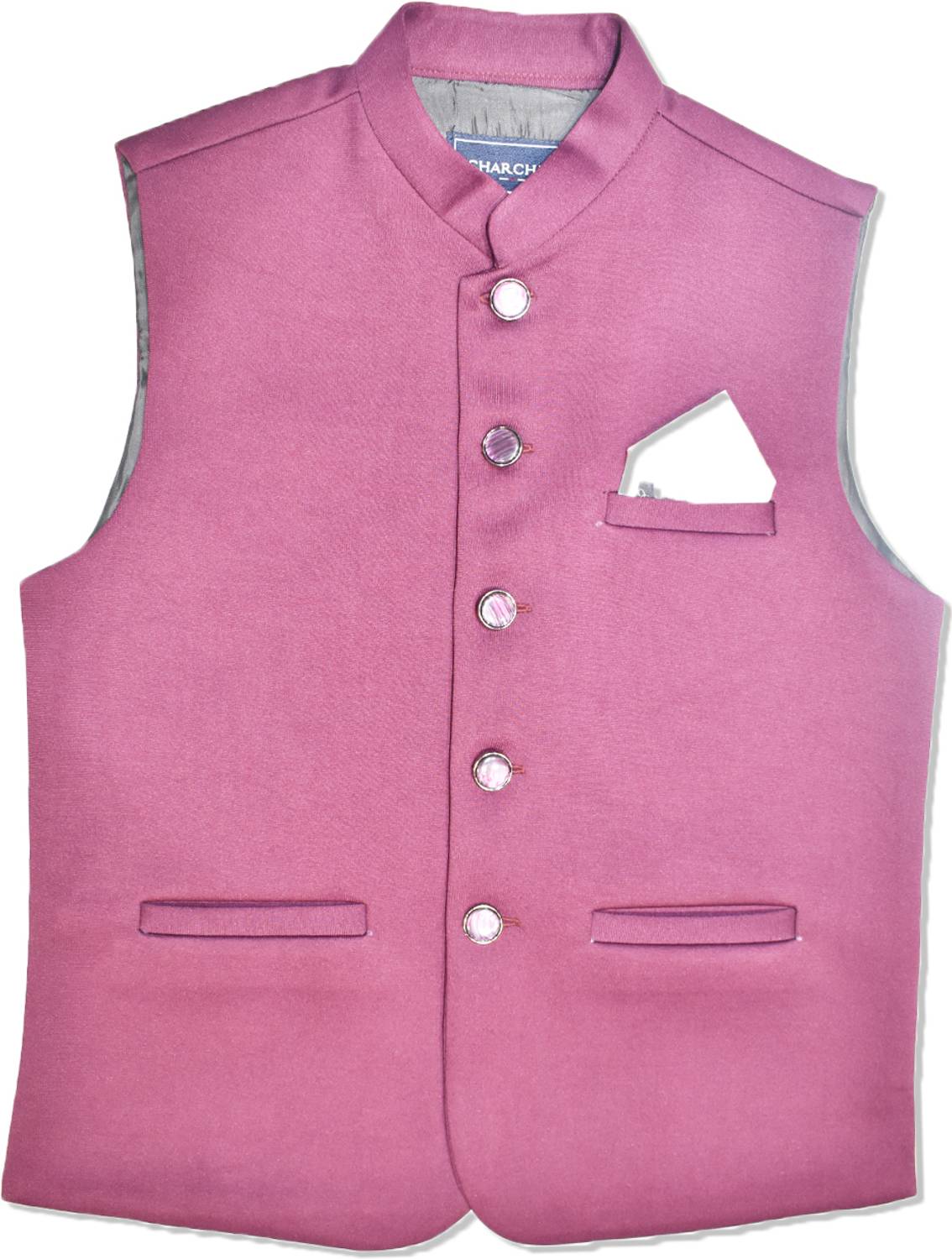Charchit Sleeveless Solid Boys Jacket