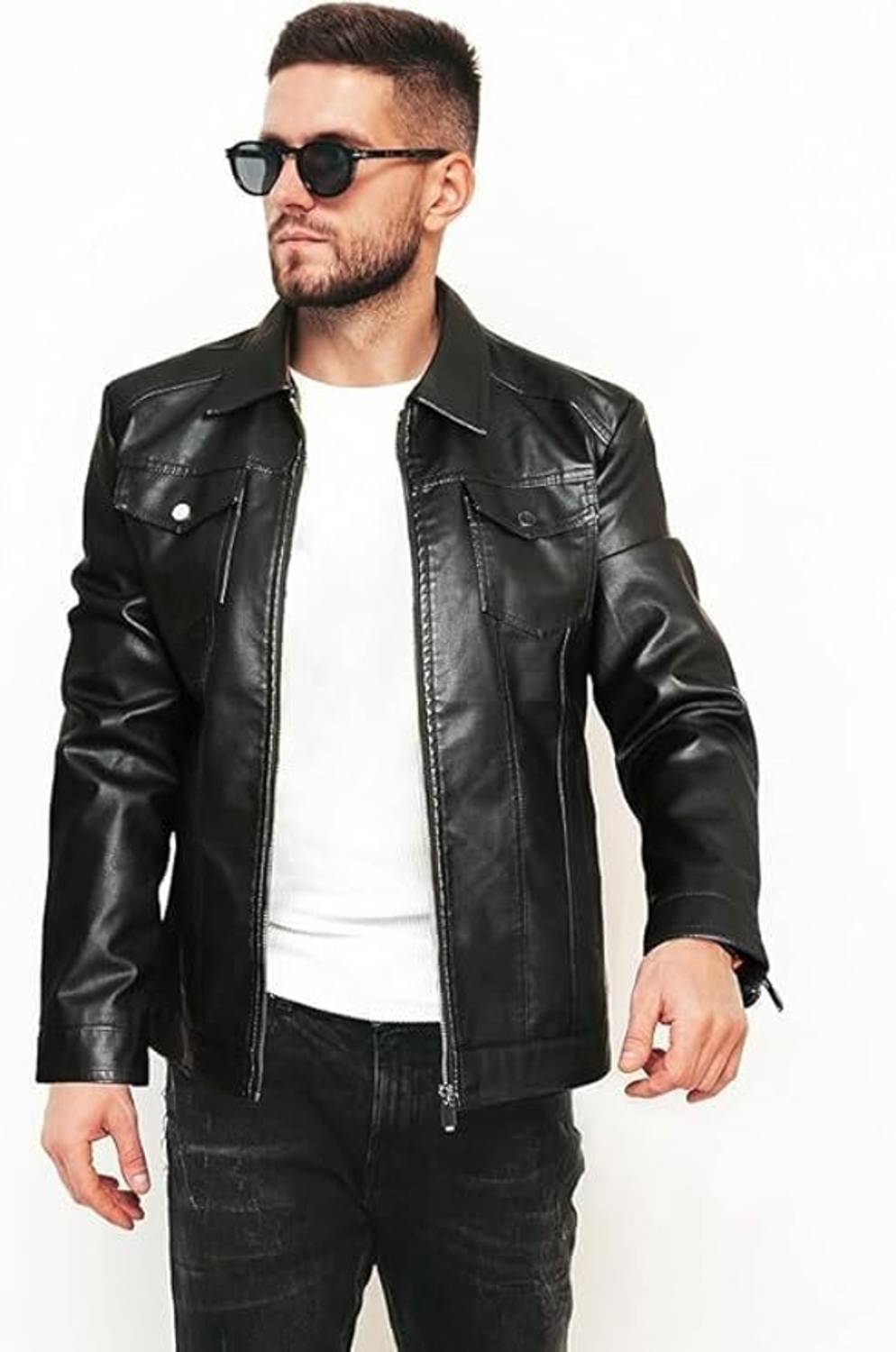 STARQUNT Full Sleeve Solid Men Jacket - Image 2