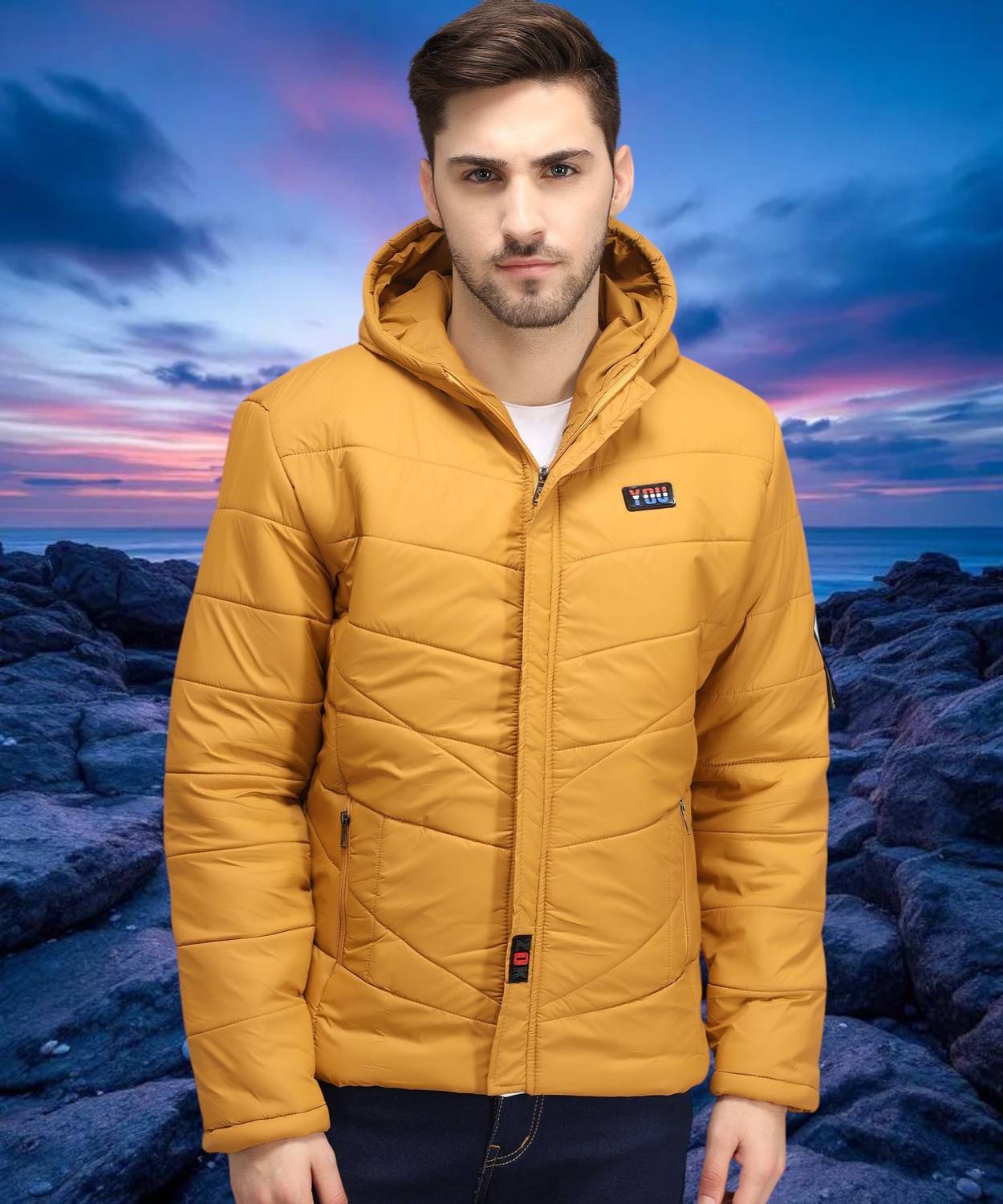 DRESSBASE Men Solid Casual Jacket - Image 1