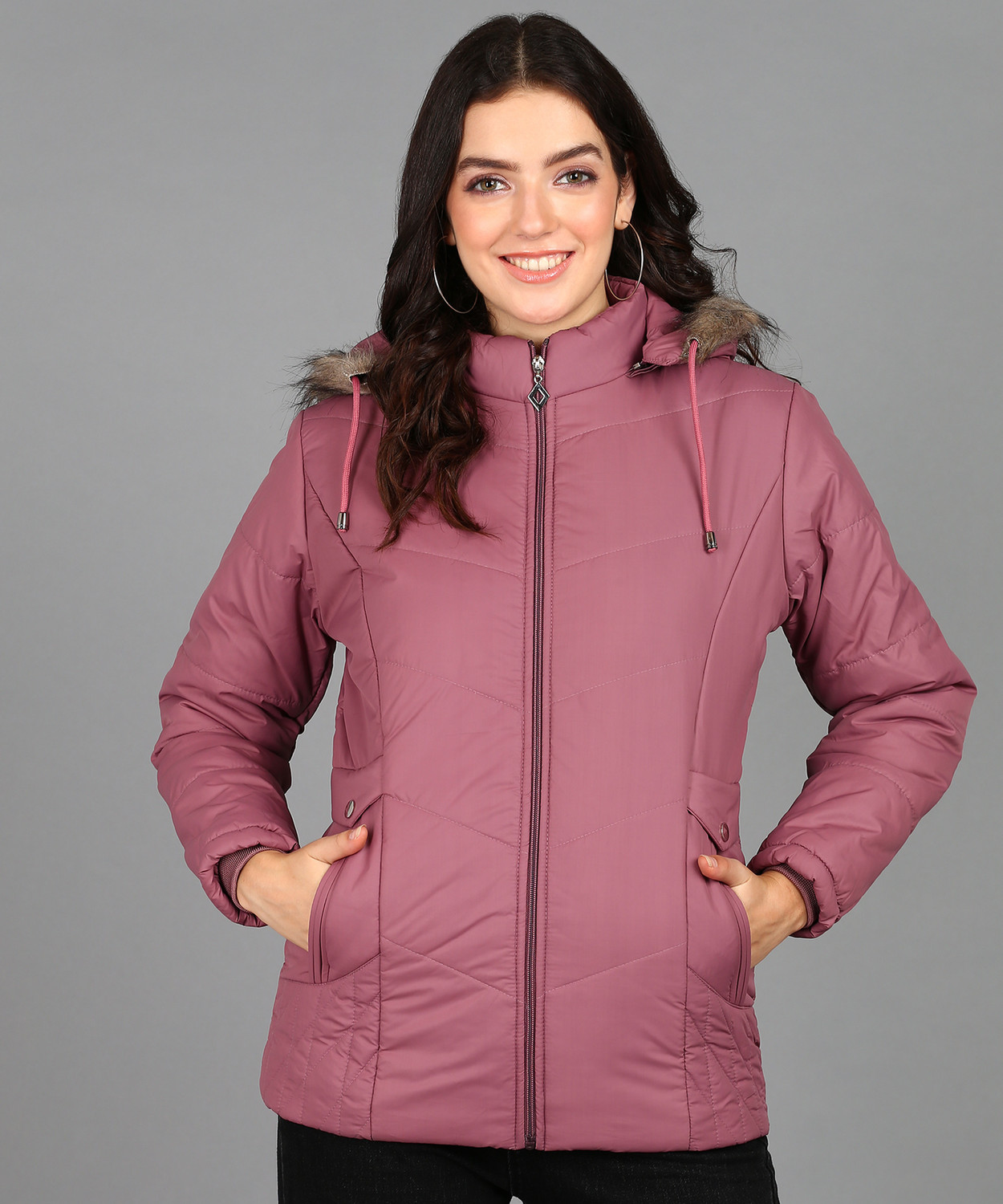 Image of Ellipse Full Sleeve Solid Women Jacket