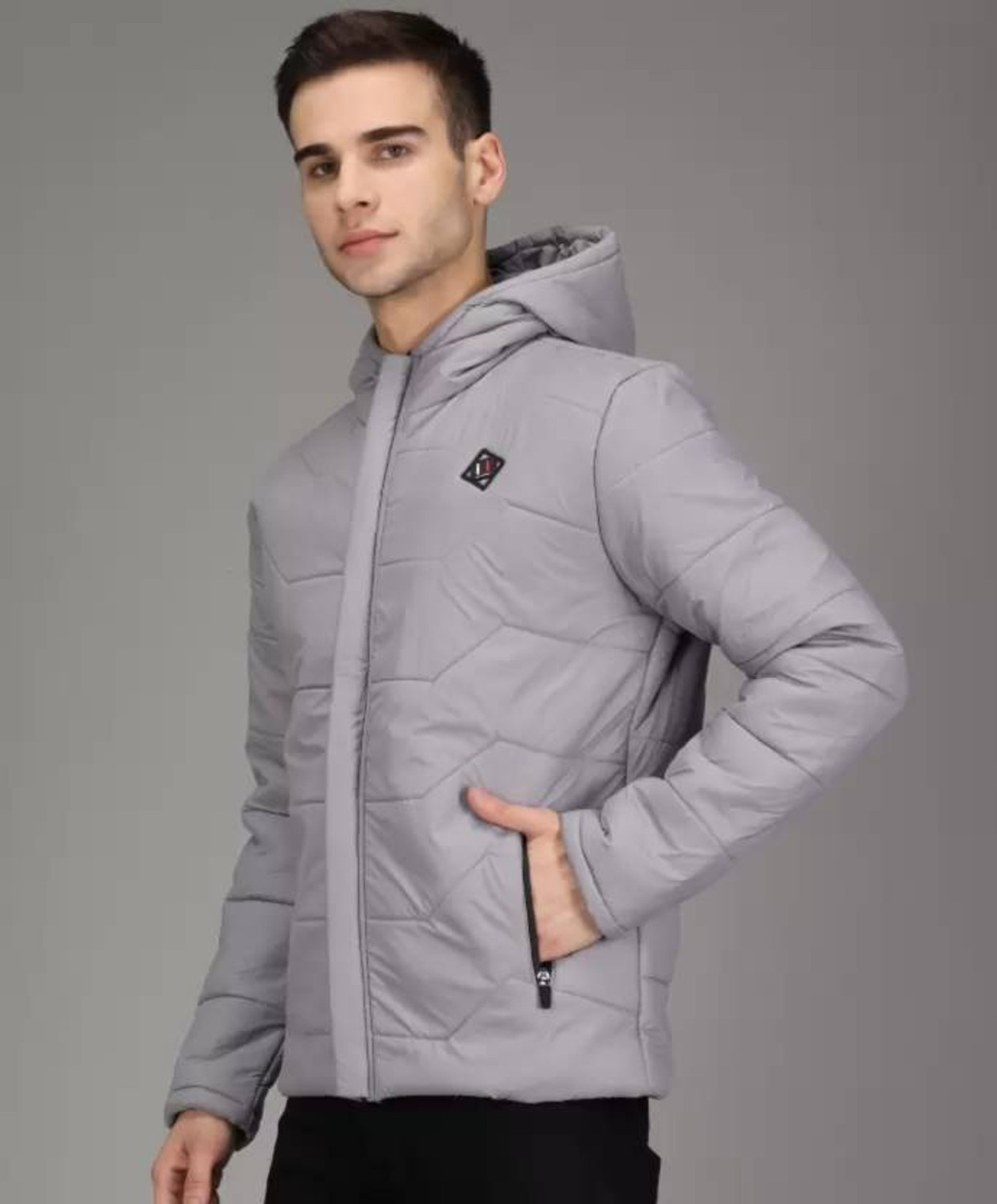 Image of Mia Fashion Full Sleeve Solid Men Jacket