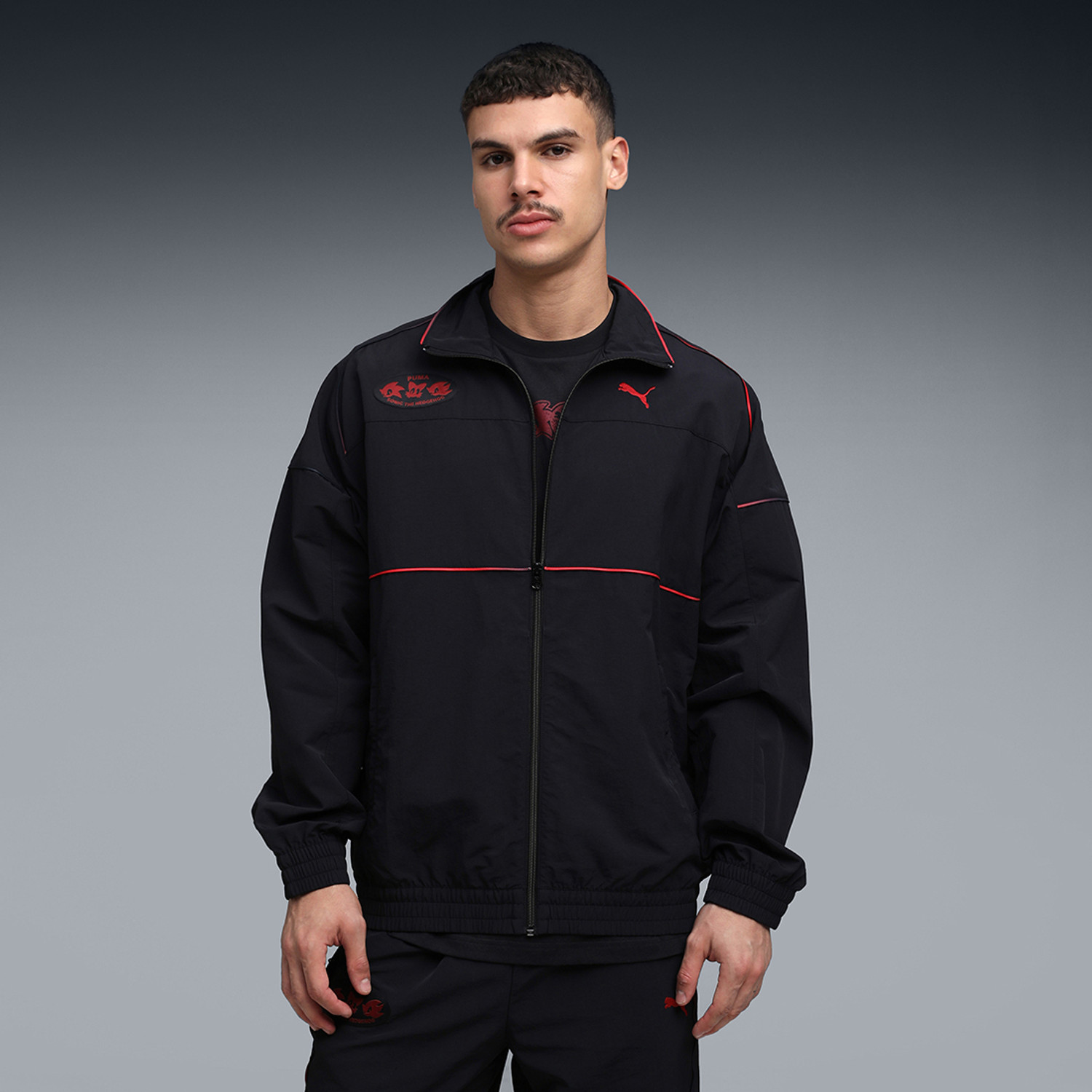 Image of PUMA Full Sleeve Striped Men Jacket