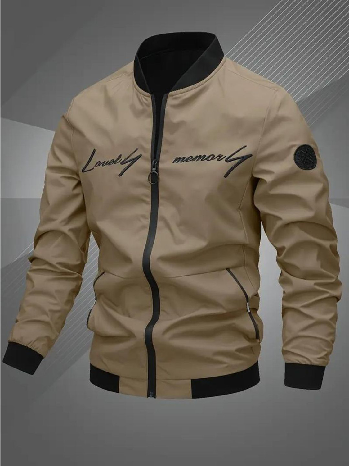 Image of HOLDIT Full Sleeve Printed Men Jacket