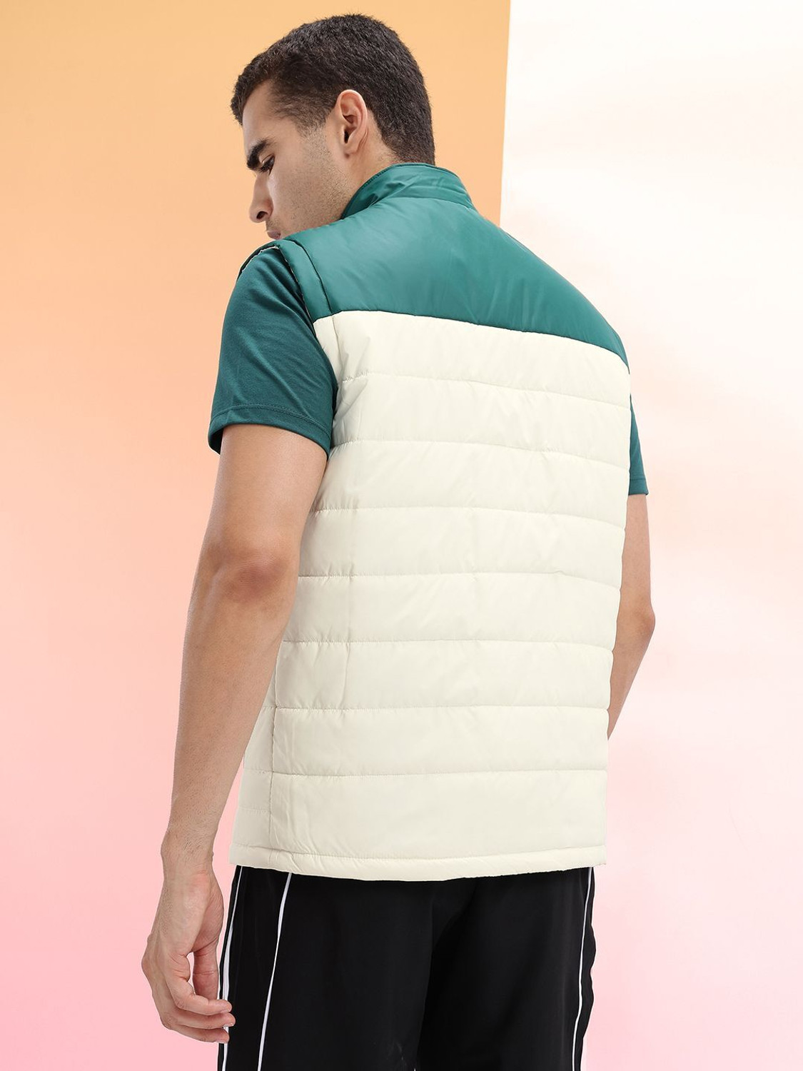 Image of HRX by Hrithik Roshan Men Colorblock Casual Jacket