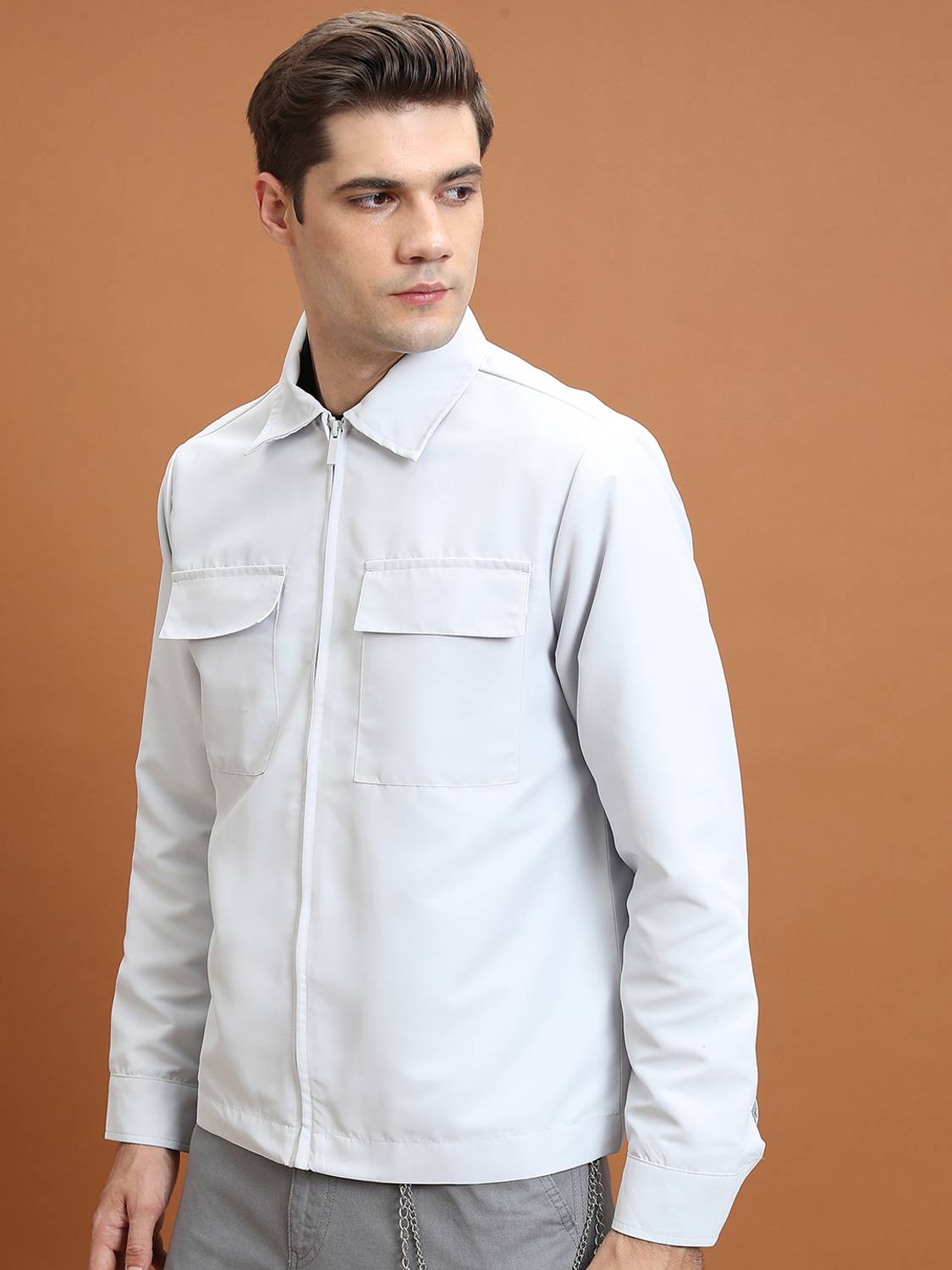 HIGHLANDER Full Sleeve Solid Men Jacket - Image 4