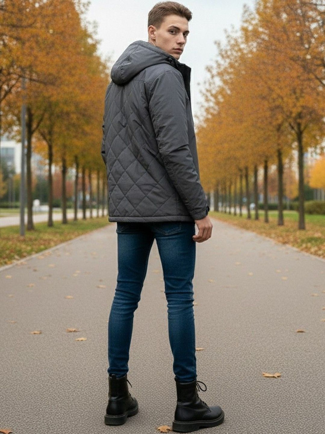 Image of HERE&NOW Full Sleeve Solid Men Jacket