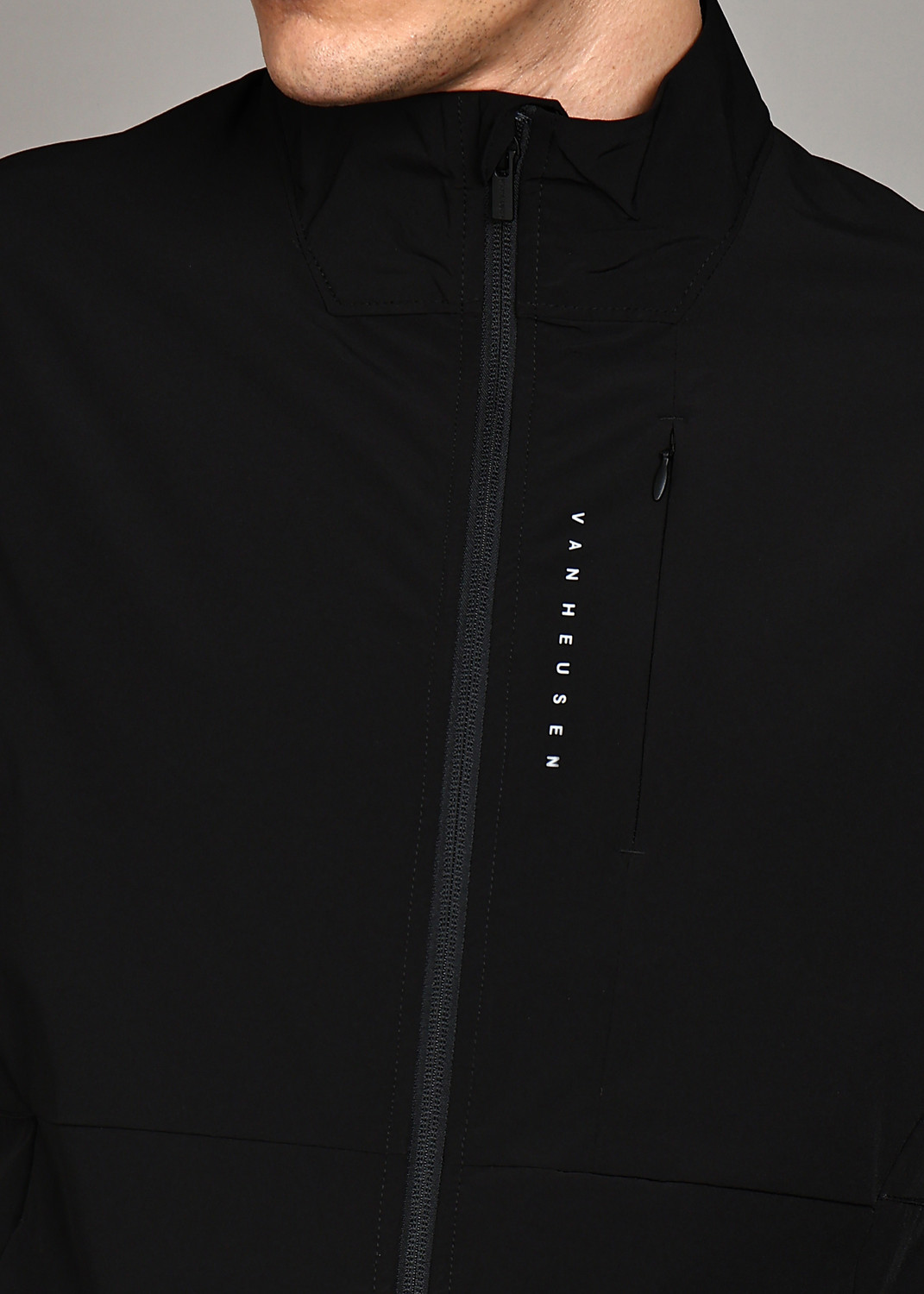 Image of VAN HEUSEN Full Sleeve Solid Men Jacket