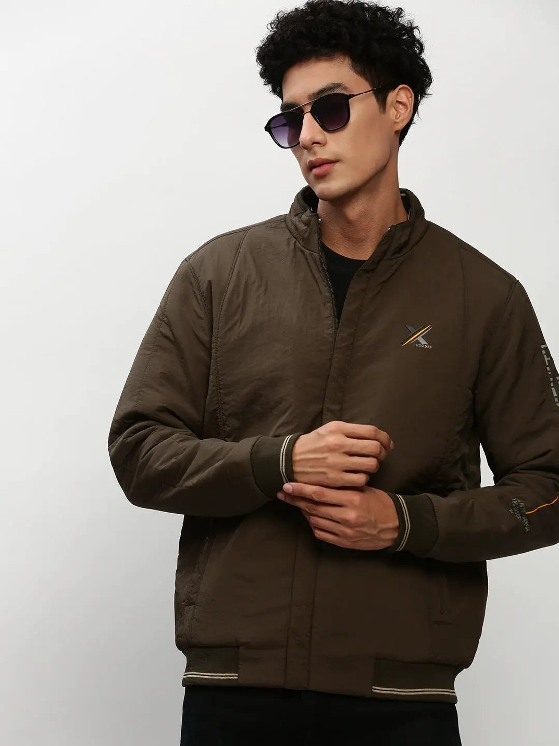 Image of SHOWOFFFF Full Sleeve Solid Men Jacket