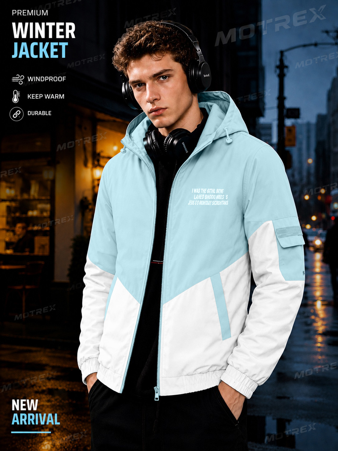 Image of MOTREX Full Sleeve Colorblock Men Jacket