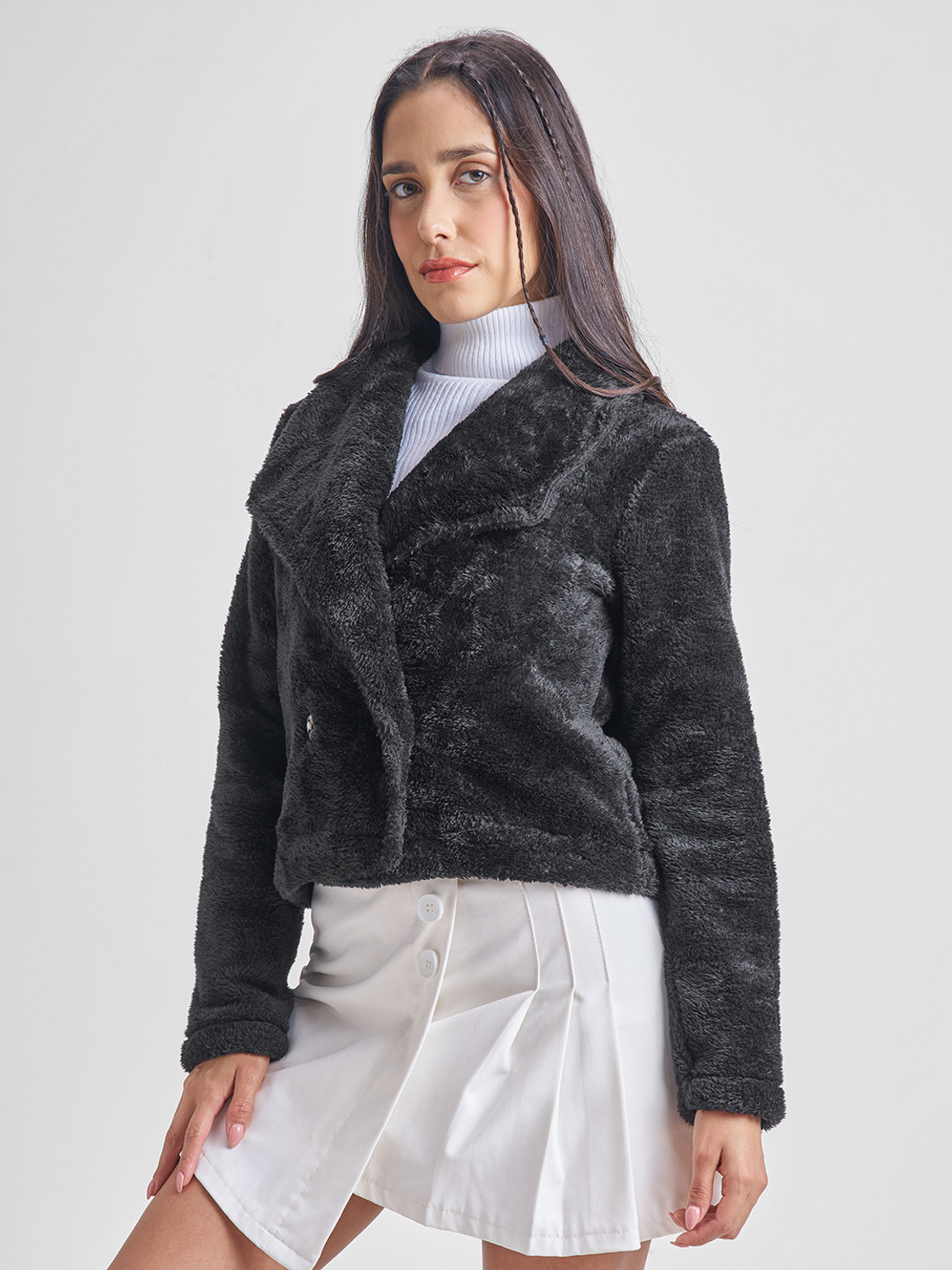 Image of Tokyo Talkies Full Sleeve Solid Women Jacket