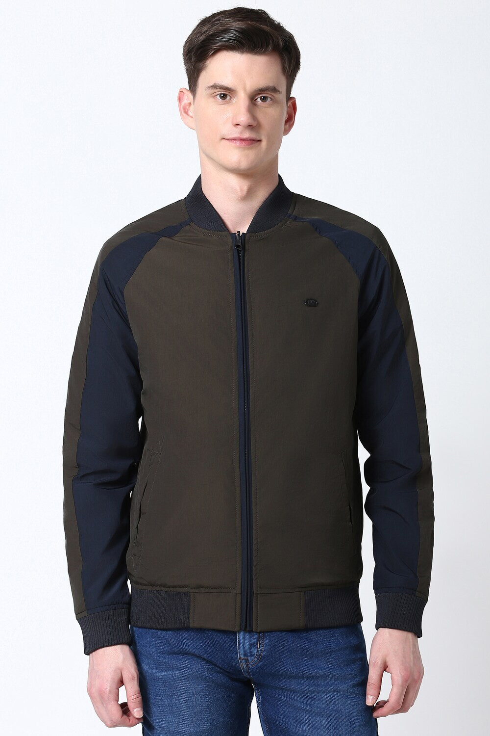 Image of PETER ENGLAND Full Sleeve Colorblock Men Jacket