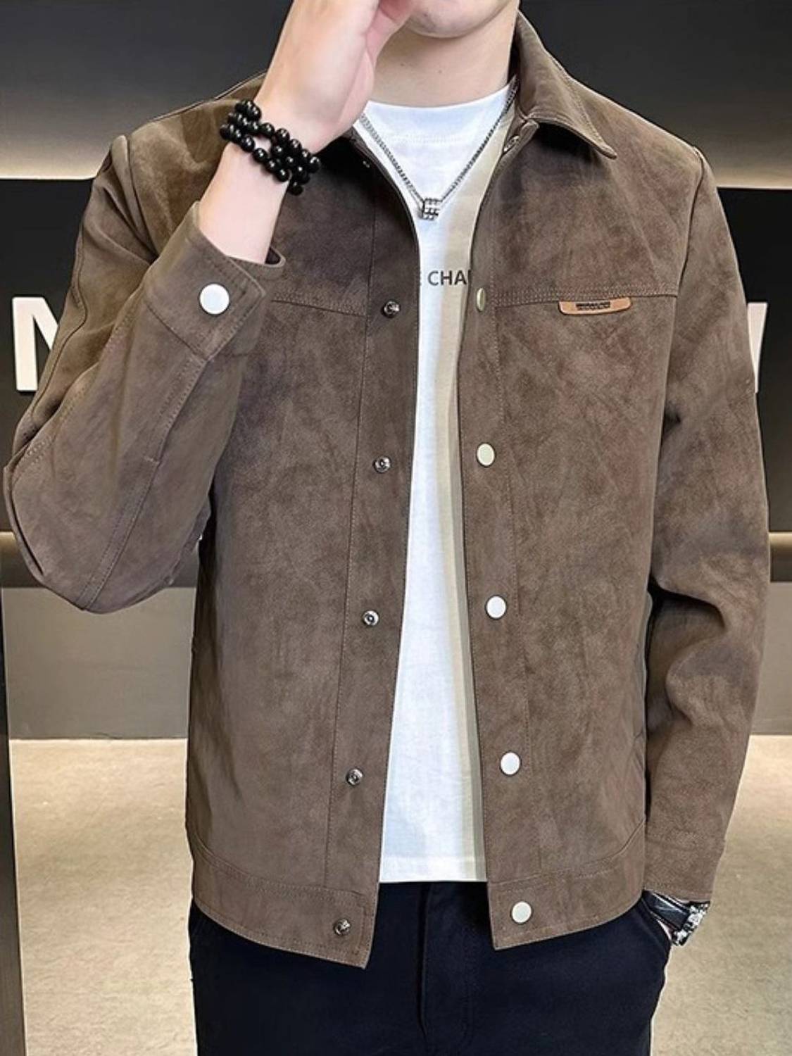 HERE&NOW Full Sleeve Solid Men Jacket - Image 4